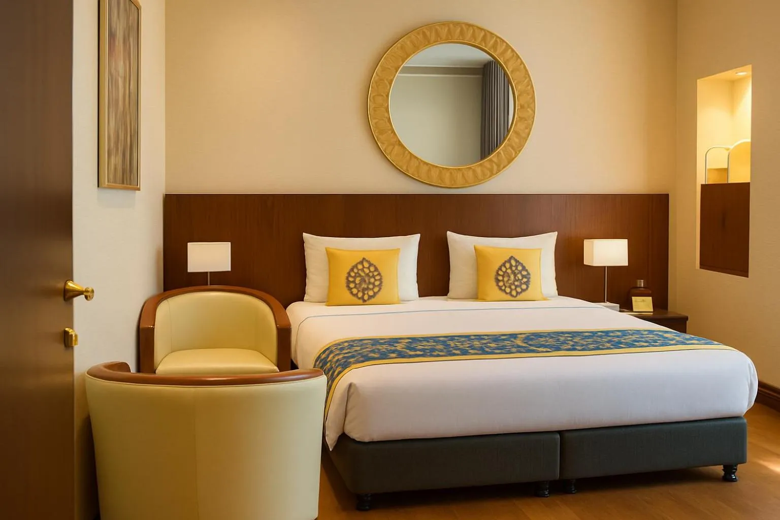 Bed in Raviz Center Point Hotel