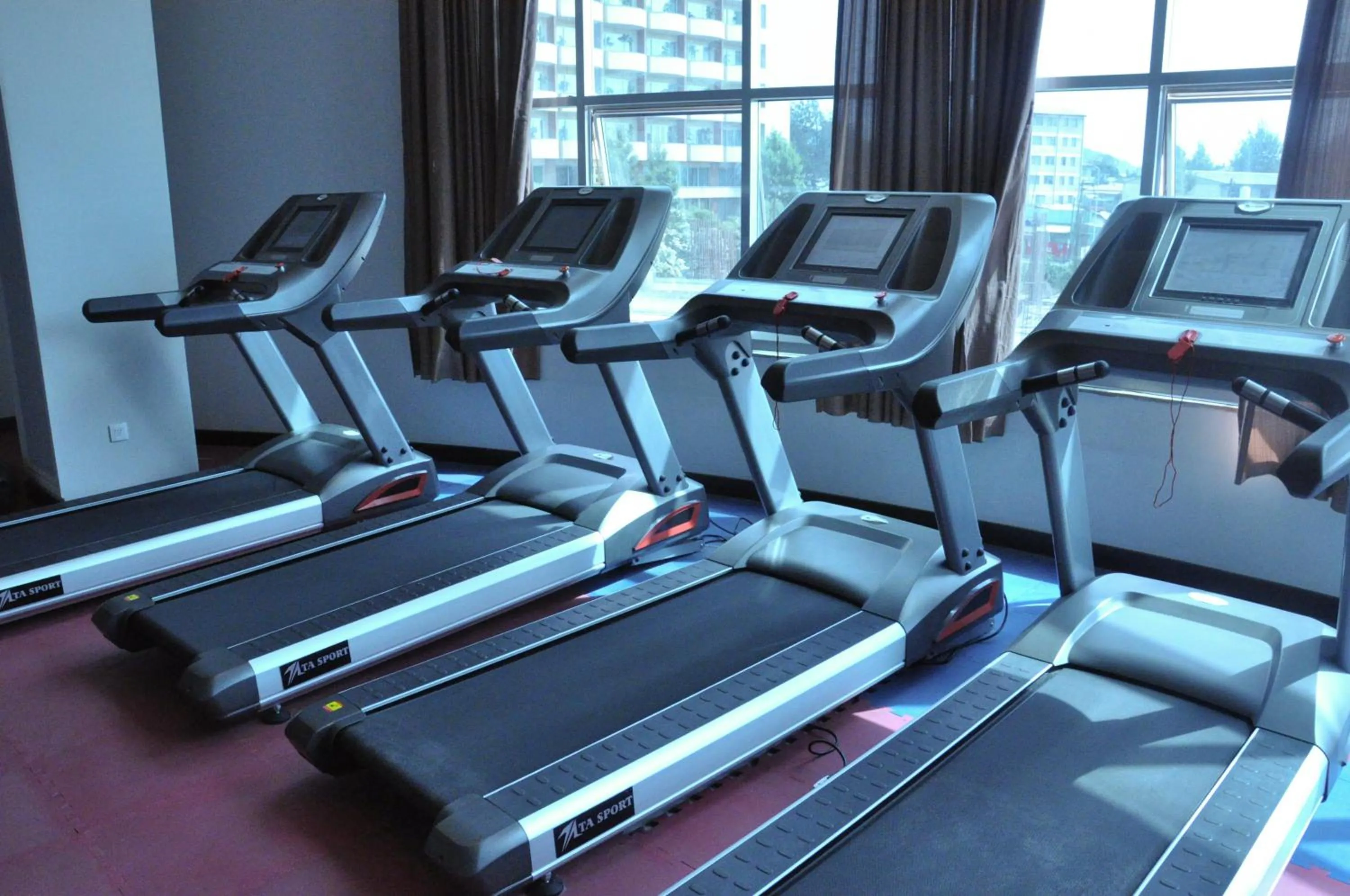 Fitness centre/facilities in Elilly International Hotel