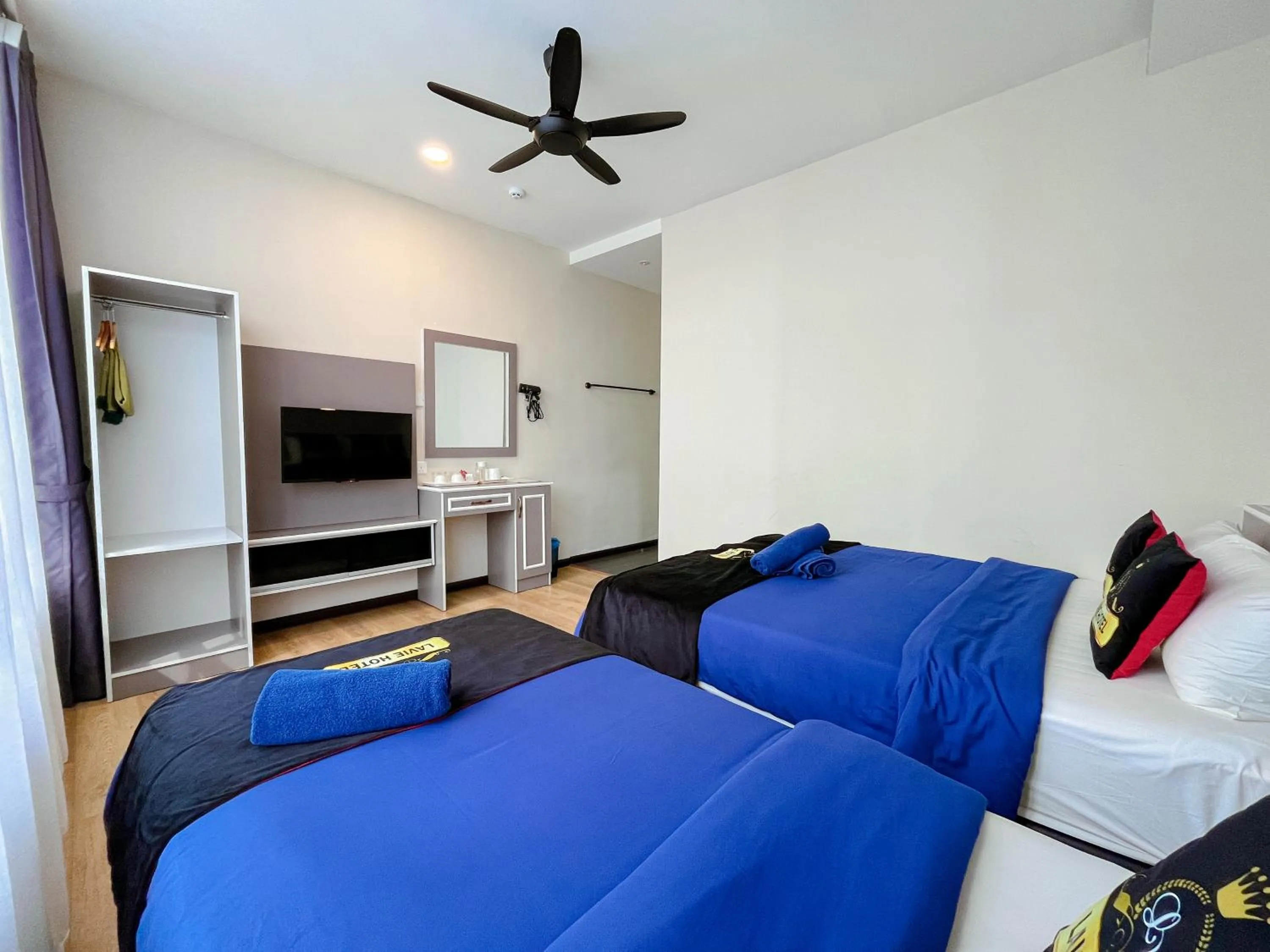 Floor plan, Bed in Hotel Lavie at Centrum