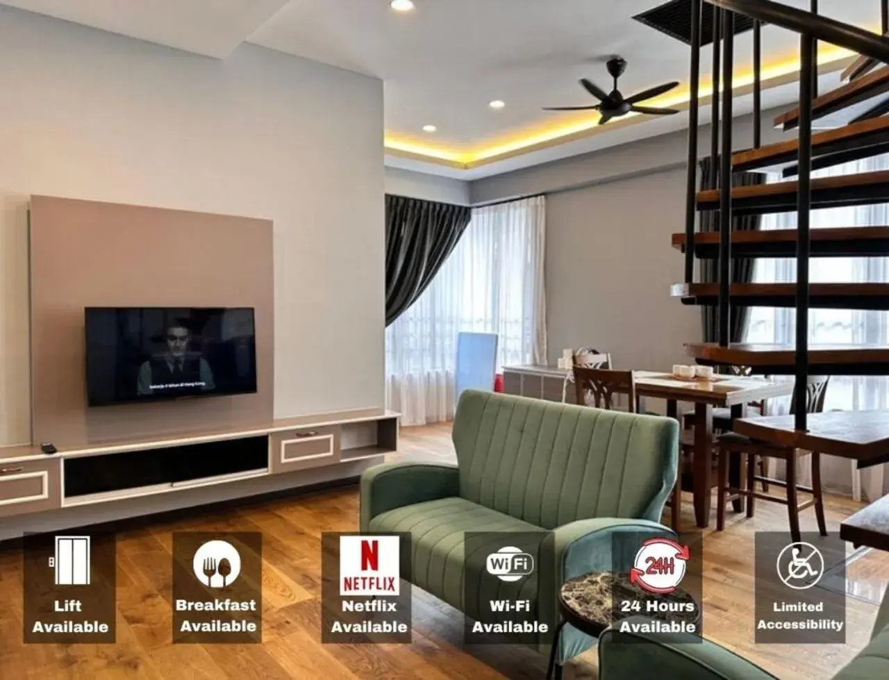 Two-Bedroom Apartment in Hotel Lavie at Centrum Two-Bedroom Apartment in Hotel Lavie at Centrum