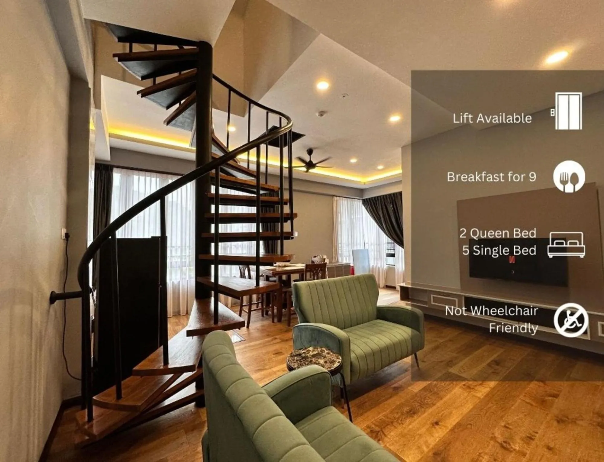 Living room in Hotel Lavie at Centrum