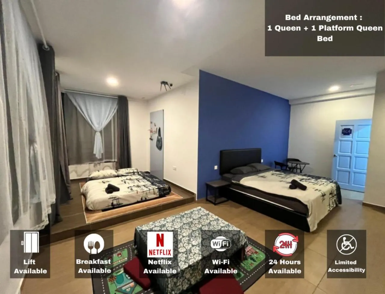 Bed in Hotel Lavie at Centrum