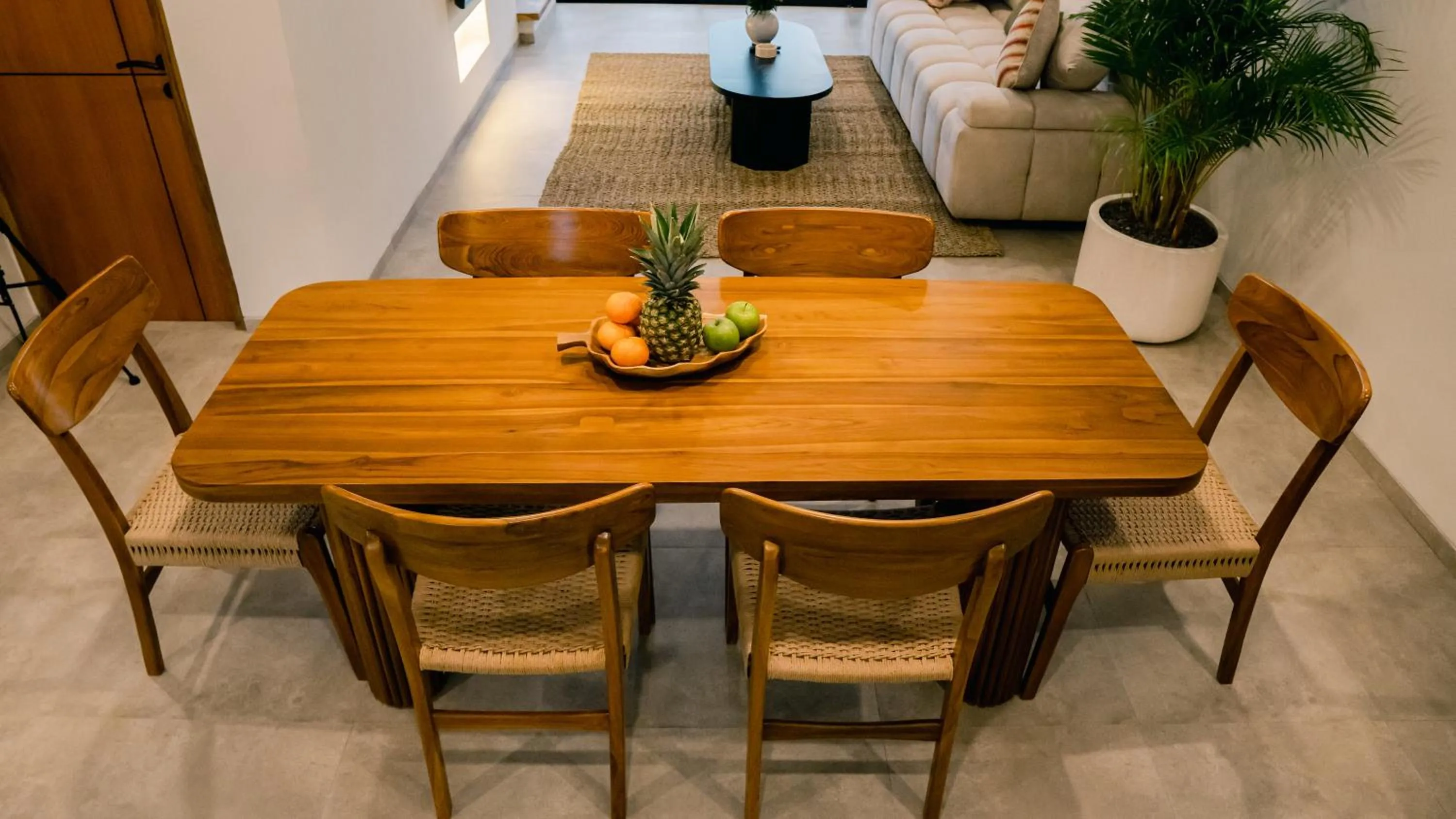 Living room in The Menuai Bali Villas Canggu