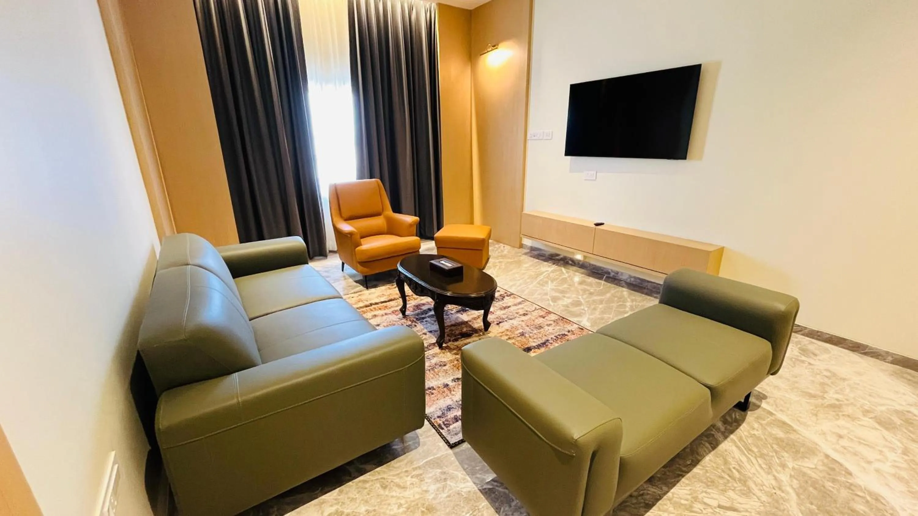 Seating area in Ramee Panchshil