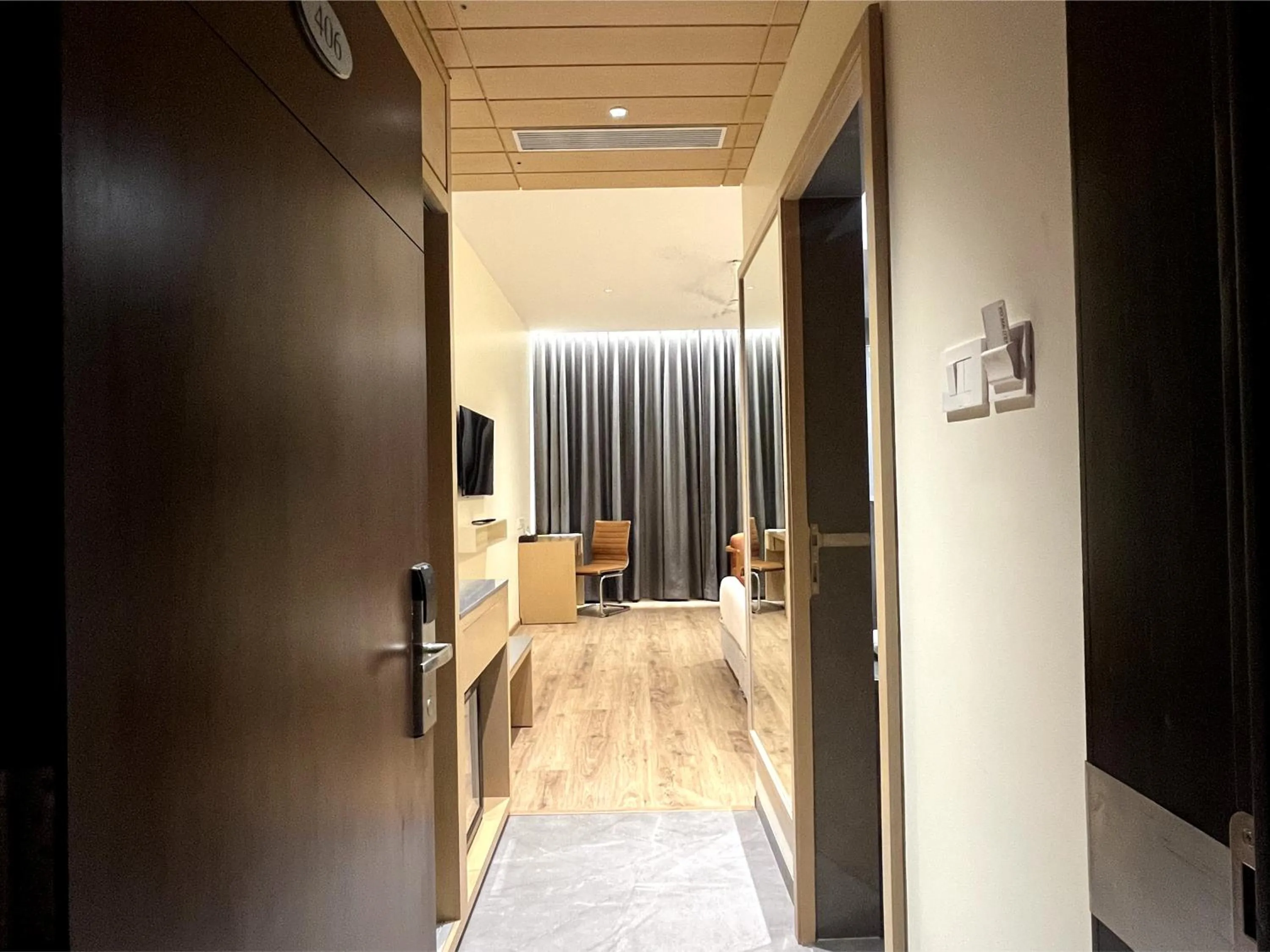 Facade/entrance in Ramee Panchshil