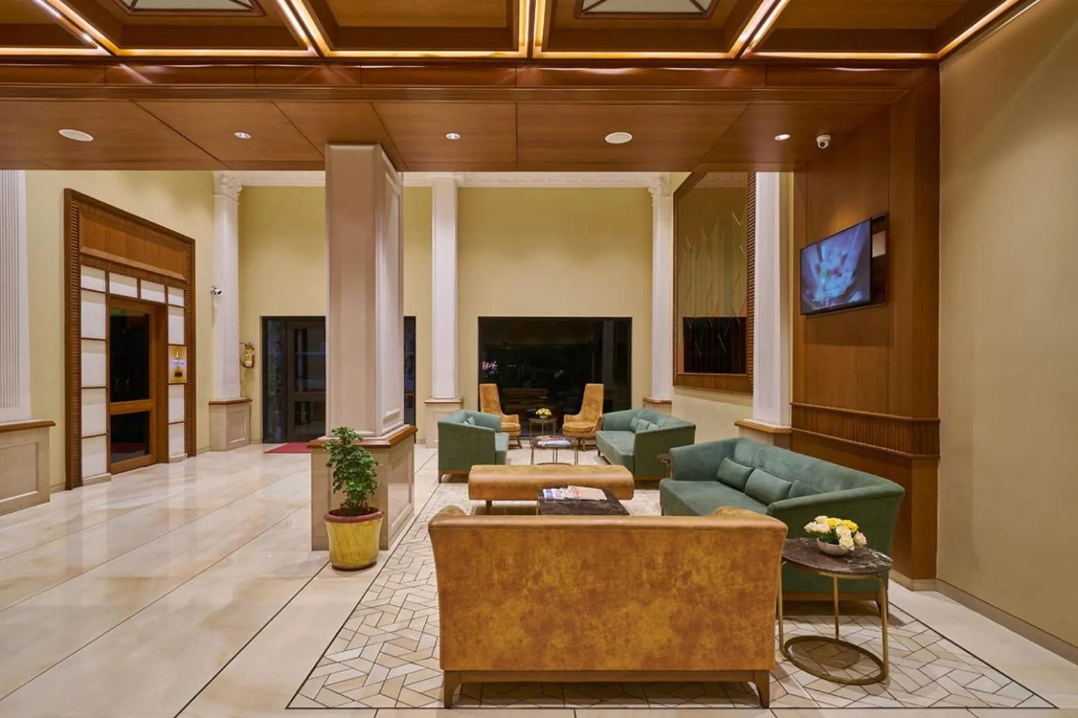 Seating area in Ramee Panchshil