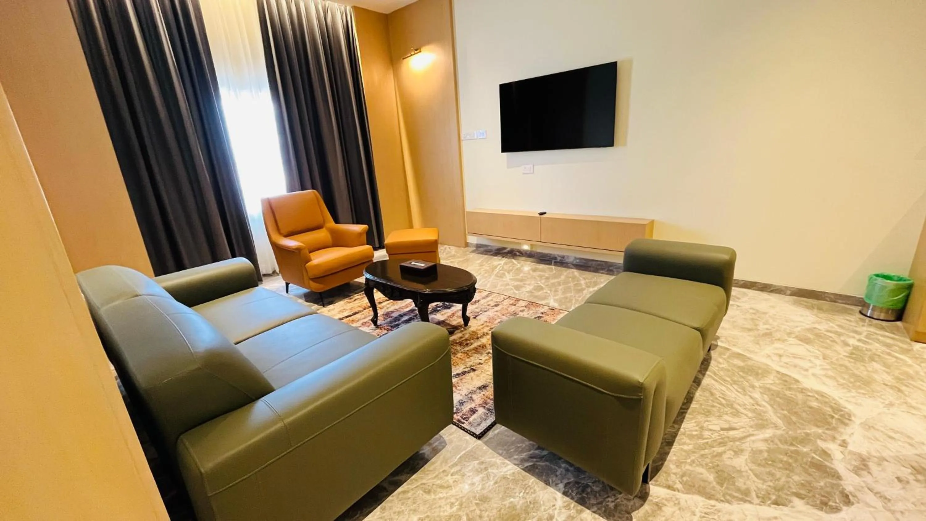 Seating area in Ramee Panchshil