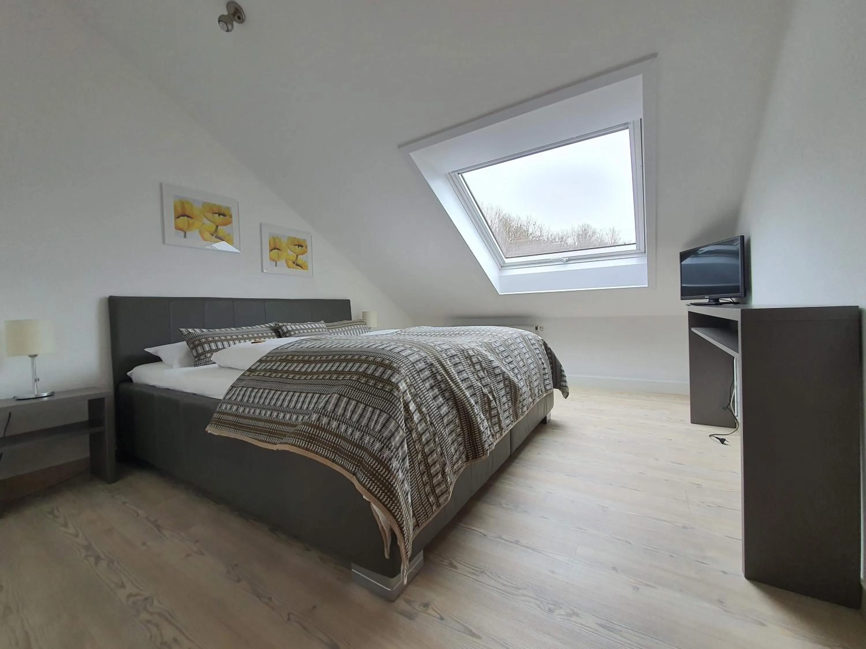 Bedroom, Bed in Landhaus Oberaurach