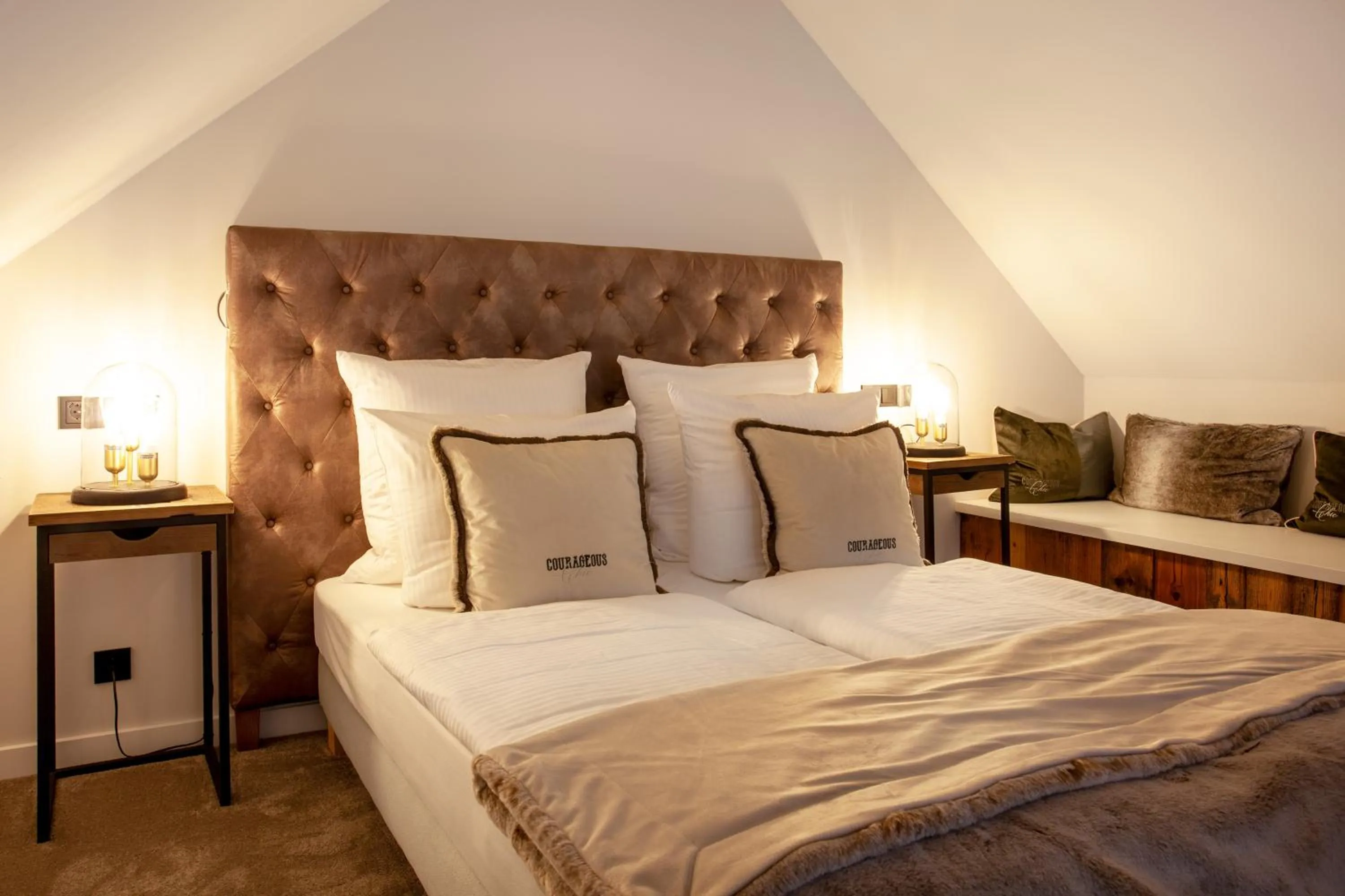 Bed in Hotel Achterum Greetsiel