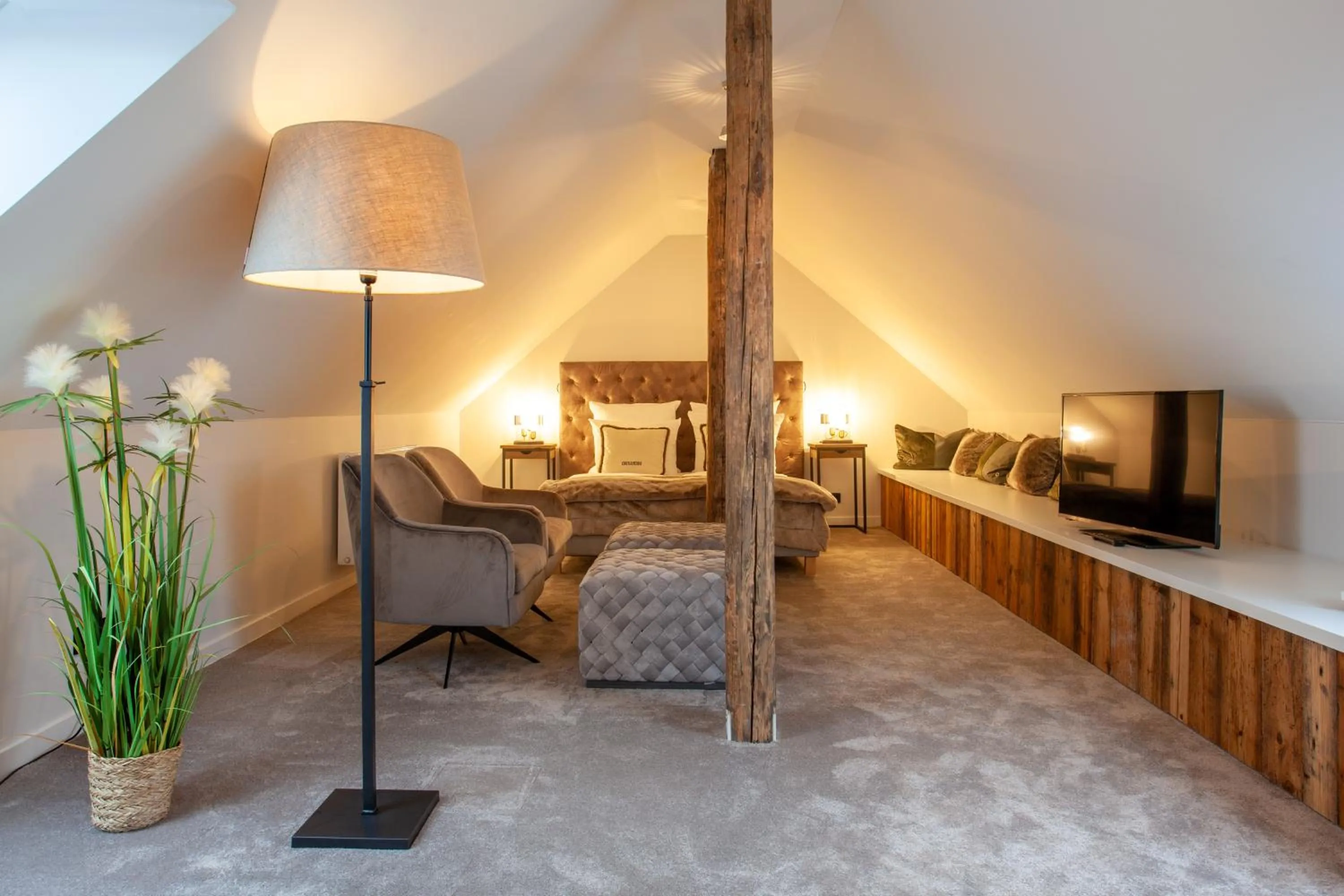 Bed in Hotel Achterum Greetsiel