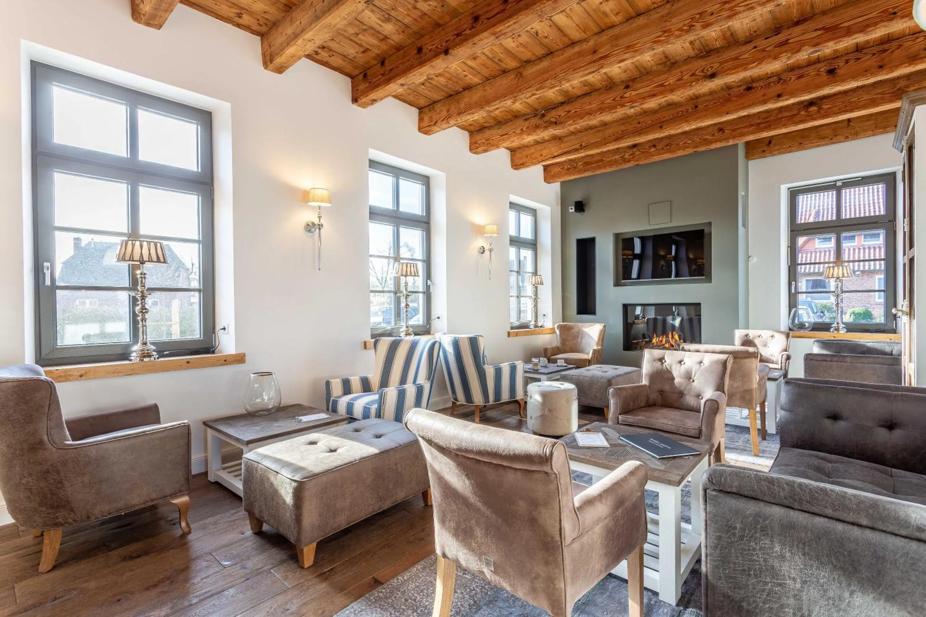 Lobby or reception in Hotel Achterum Greetsiel