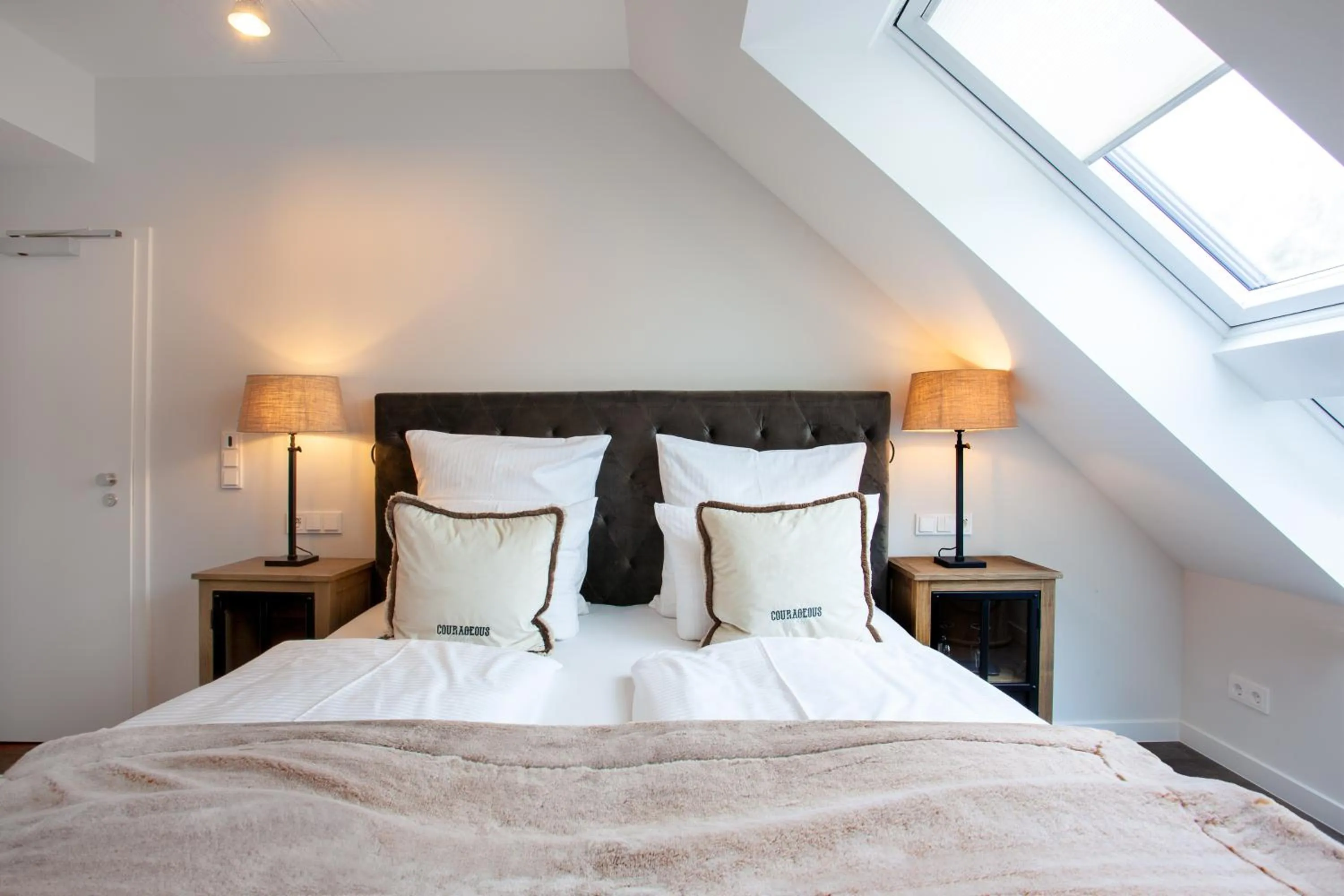 Bed in Hotel Achterum Greetsiel