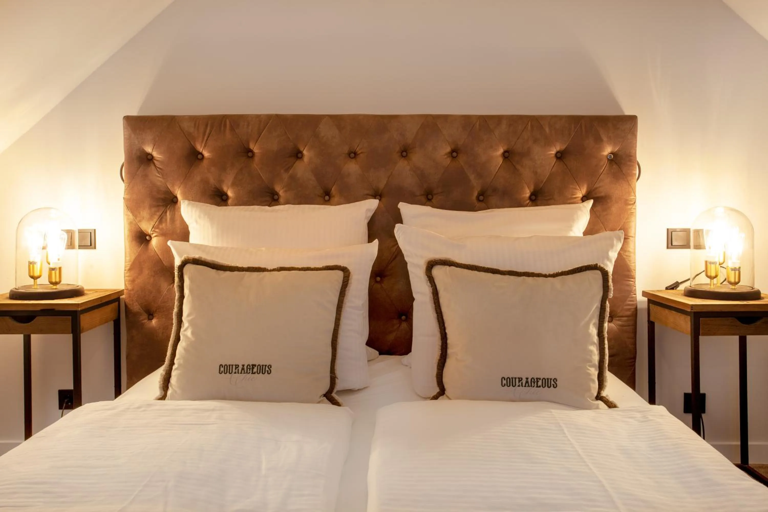 Bed in Hotel Achterum Greetsiel