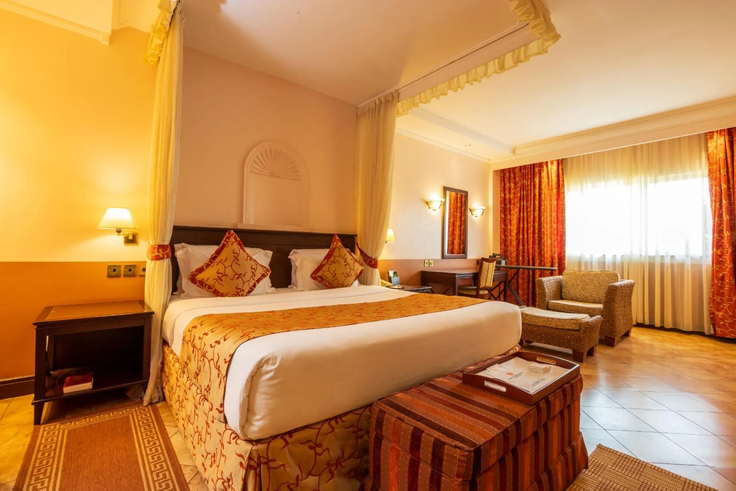 Bed in Lake Victoria Serena Golf Resort & Spa