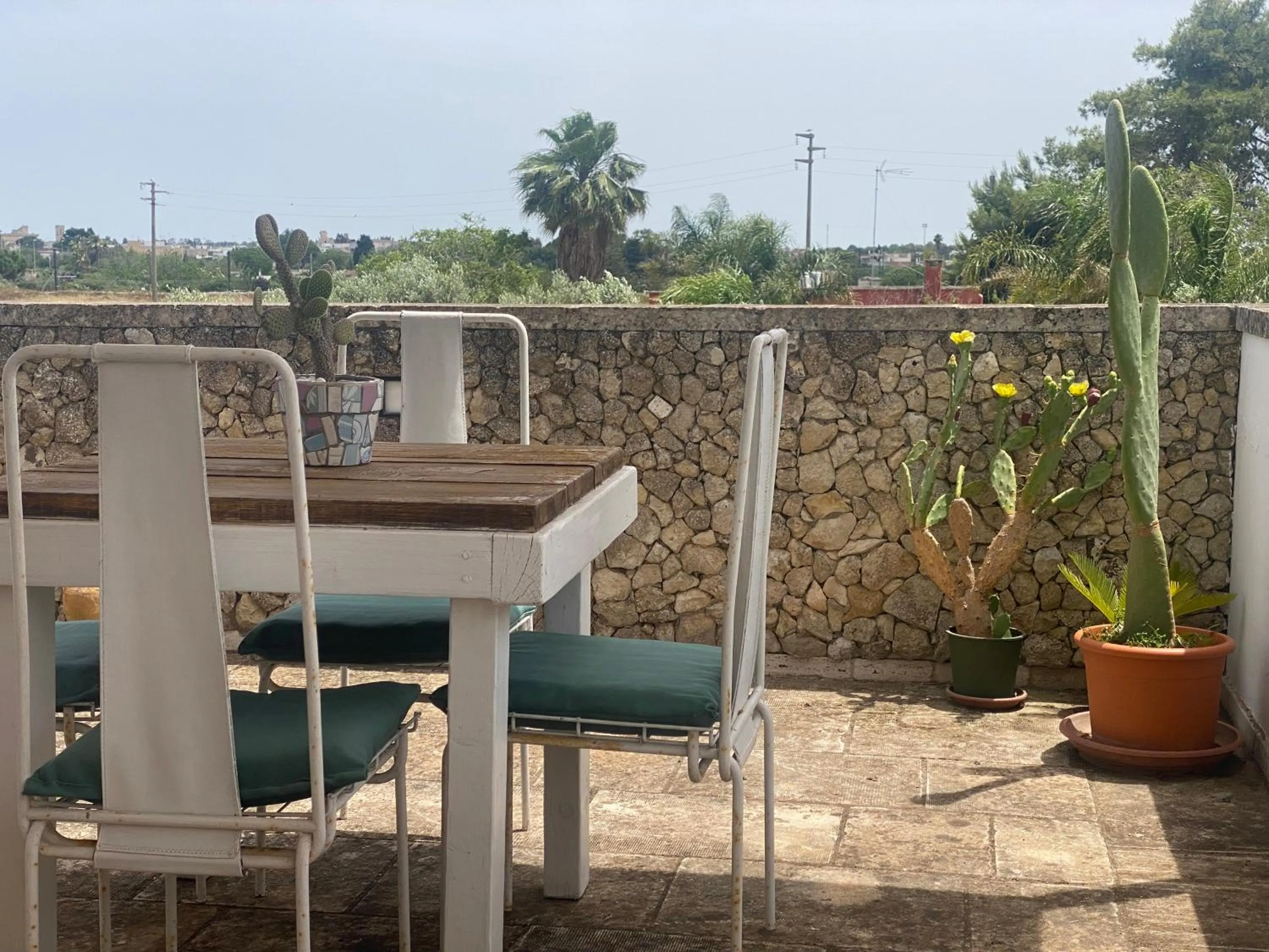 Patio in B&B Tenuta la Cornula