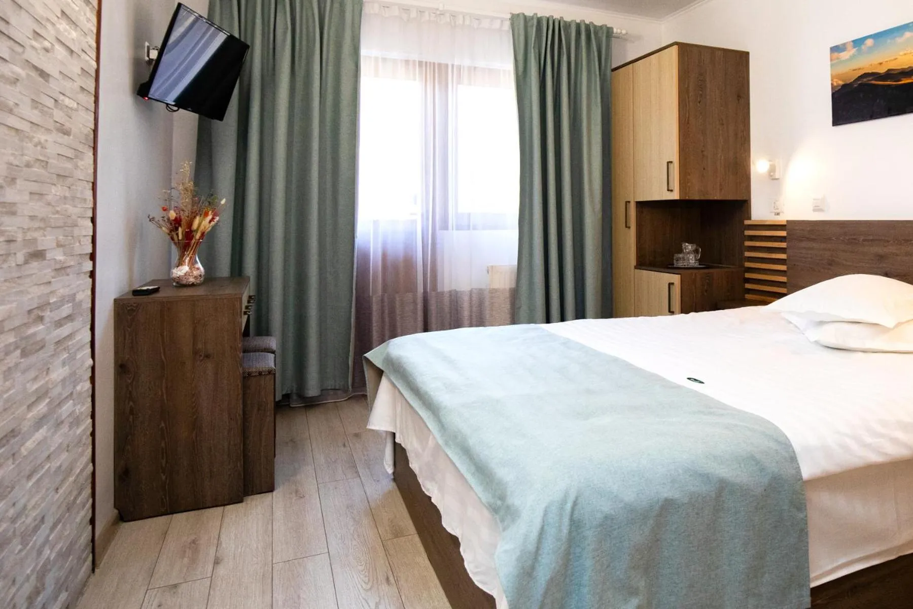 Bed in Hotel Riviera