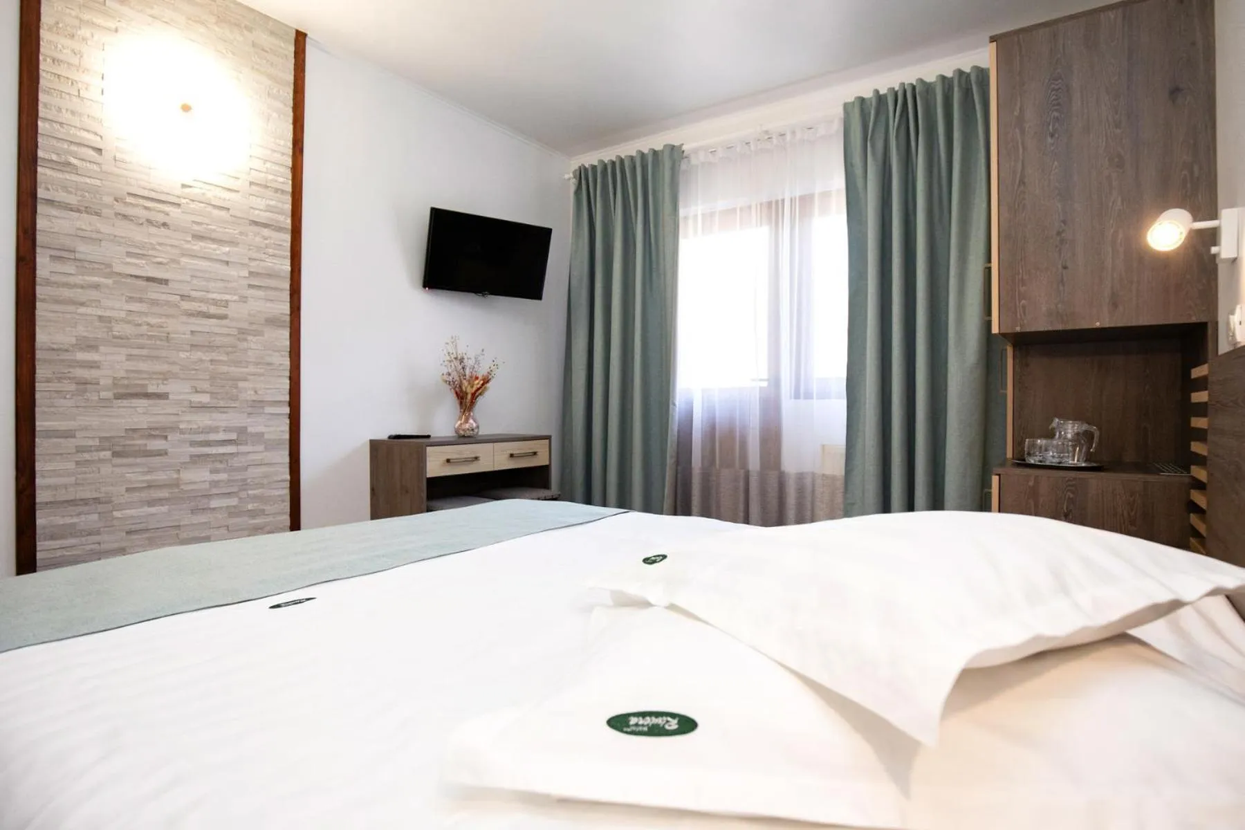 Bed in Hotel Riviera