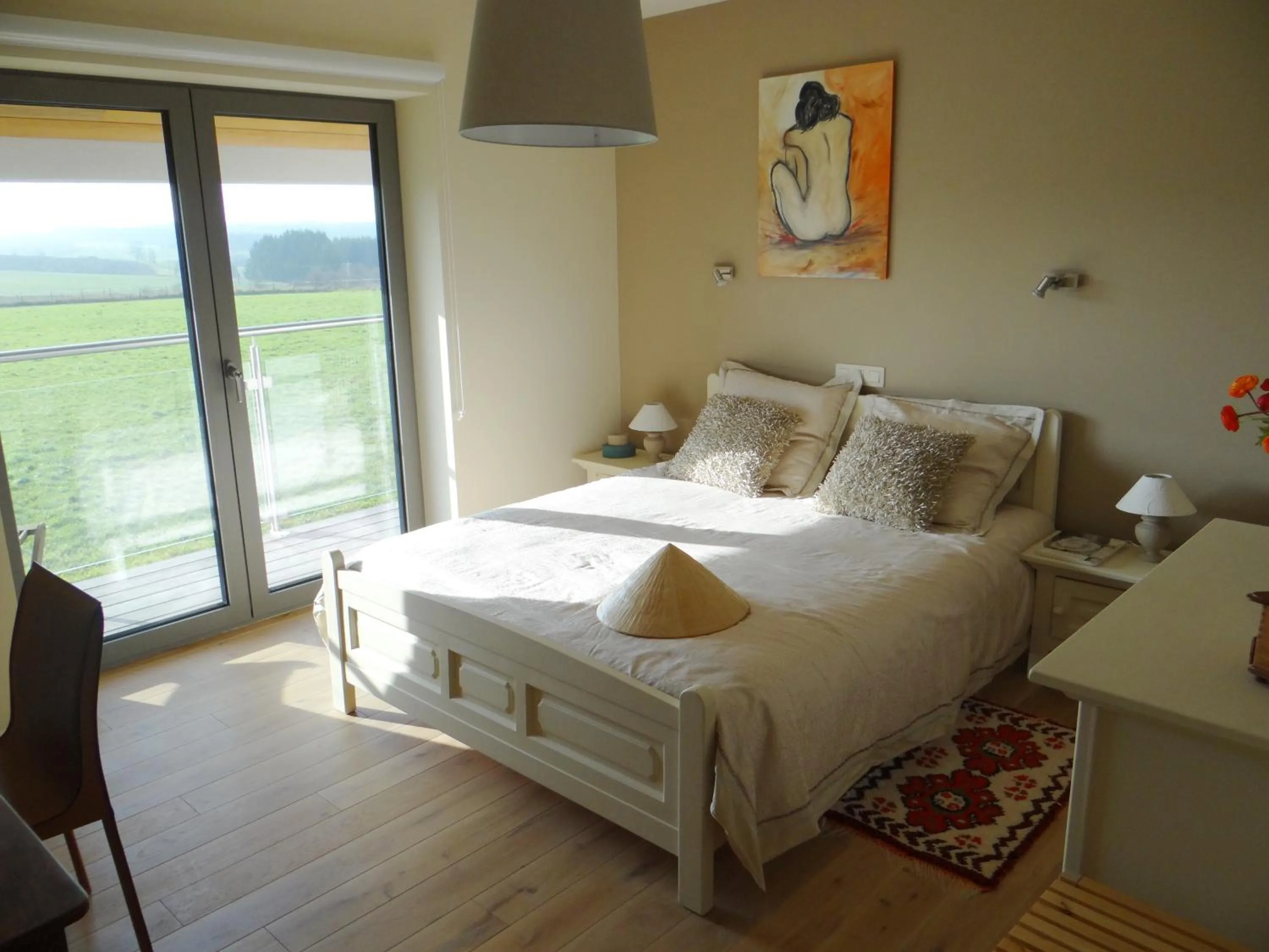 Bedroom, Bed in B&B La Chabetaine