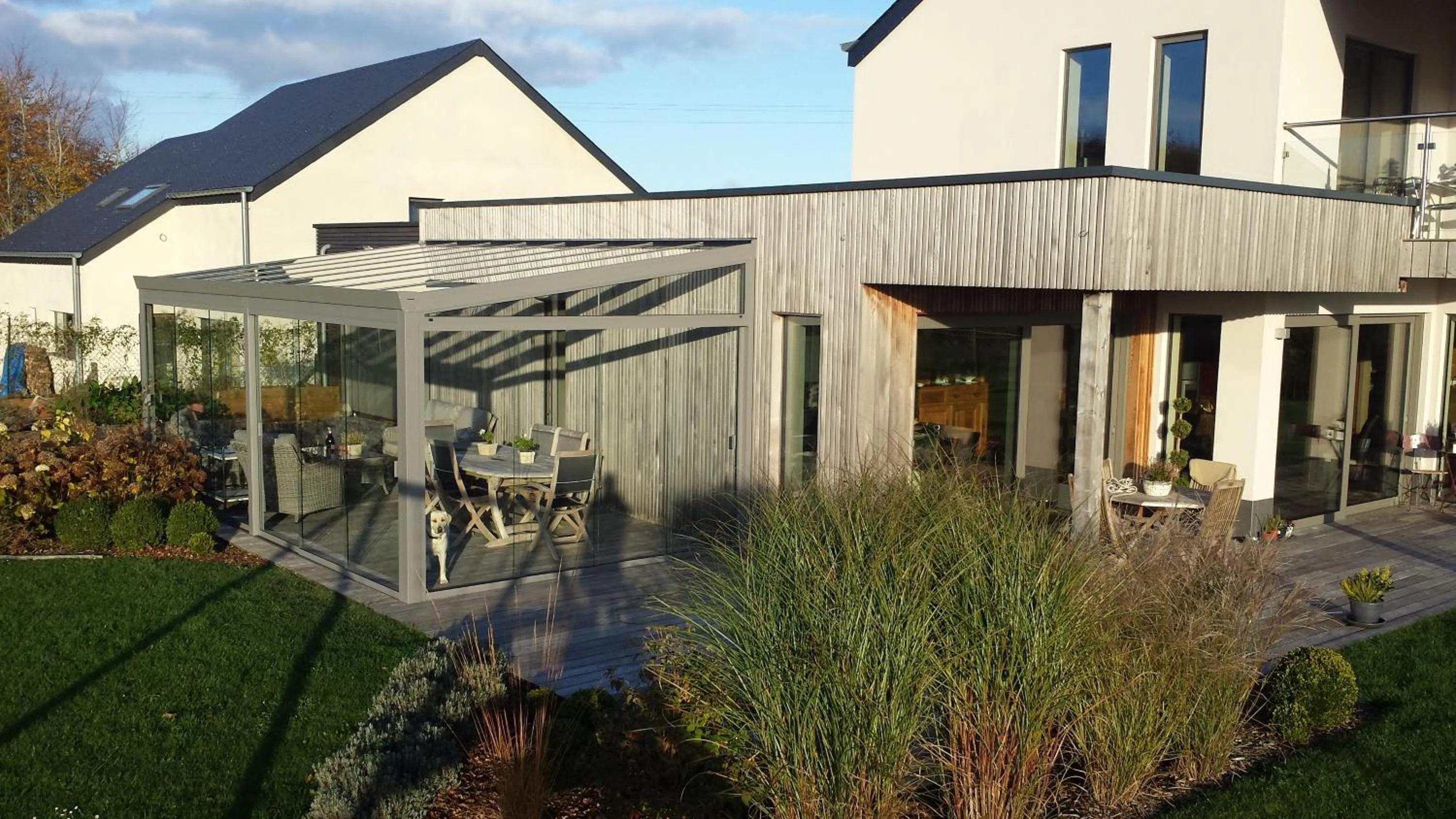 Patio in B&B La Chabetaine