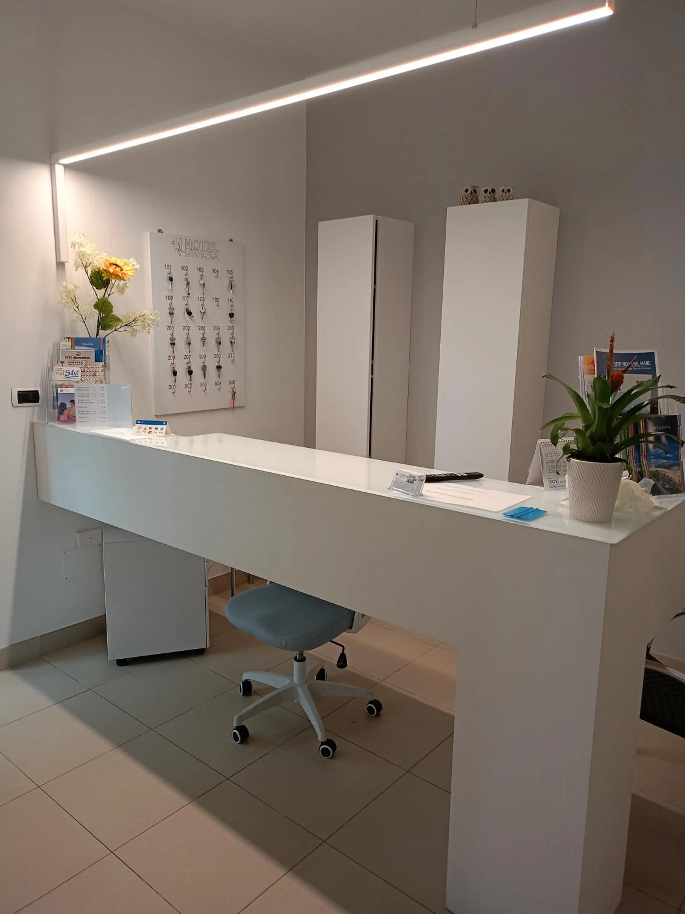 Lobby or reception in Hotel Riviera