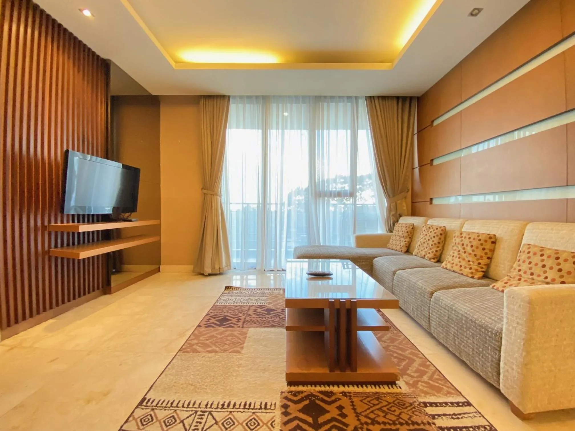 Living room in Spacious 2BR at Dago Butik Apartment By Travelio