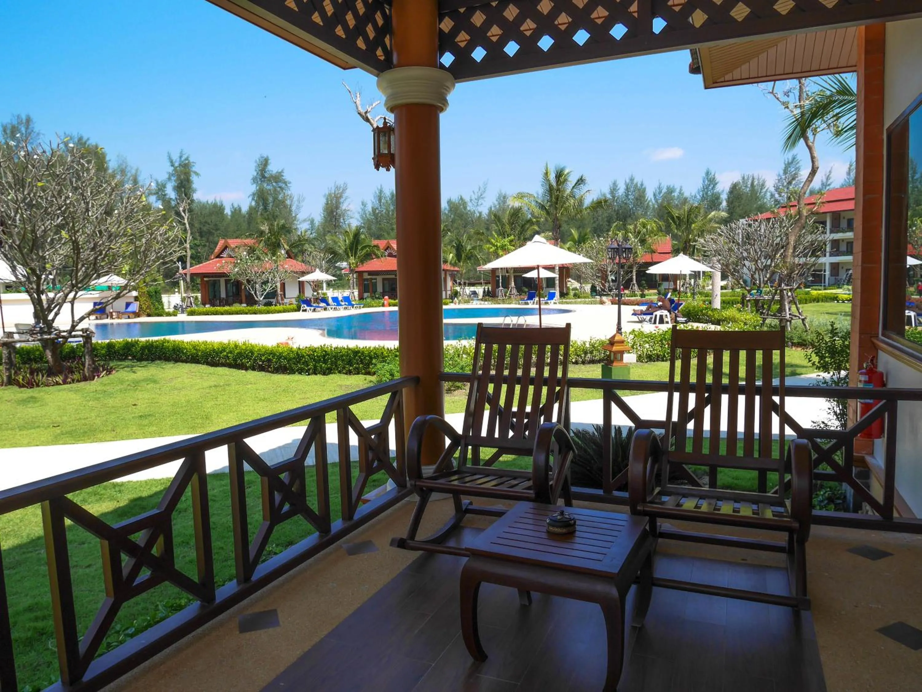 Balcony/Terrace in The Sunset Beach Resort - Koh Kho Khao