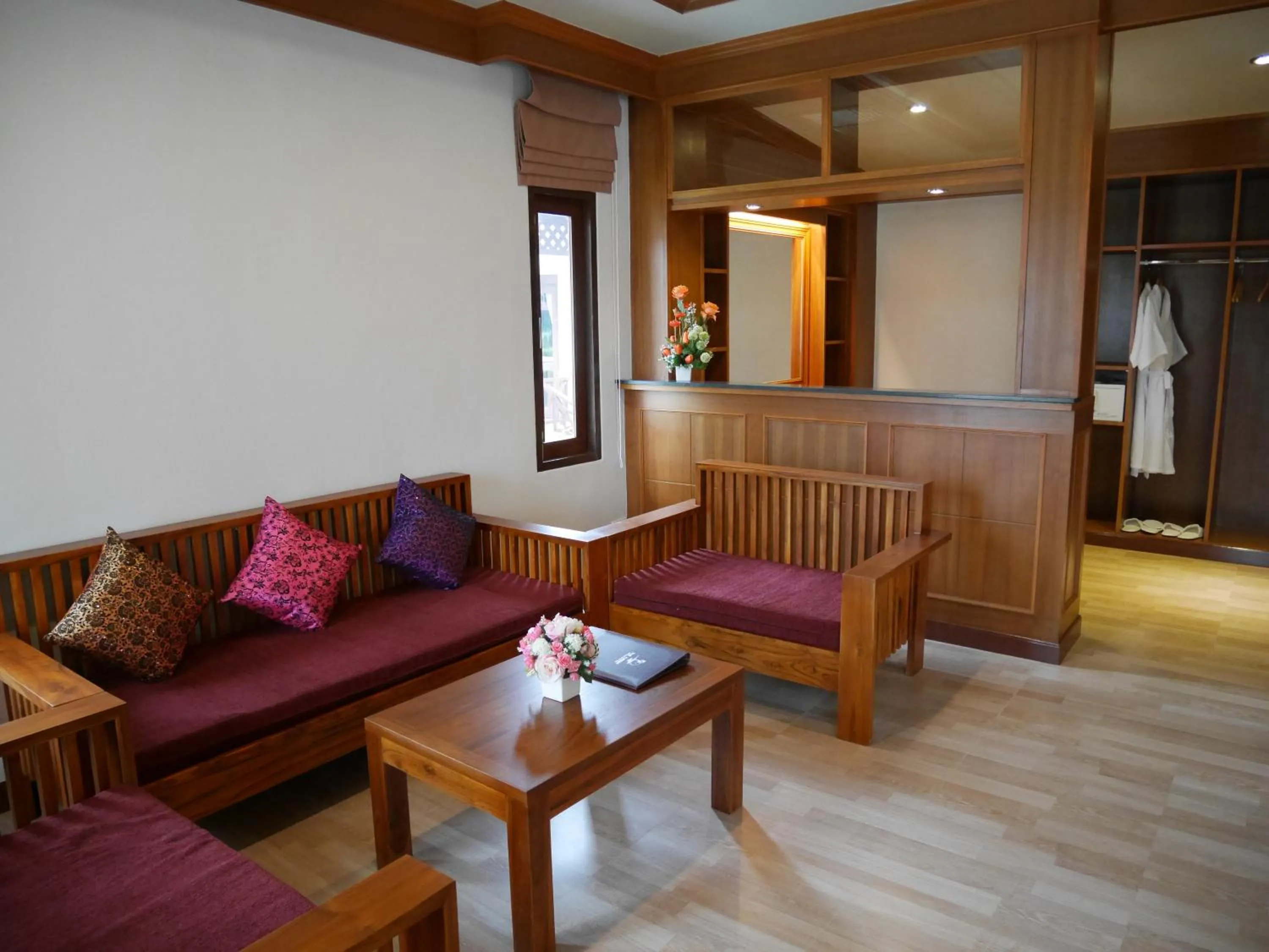 Living room in The Sunset Beach Resort - Koh Kho Khao