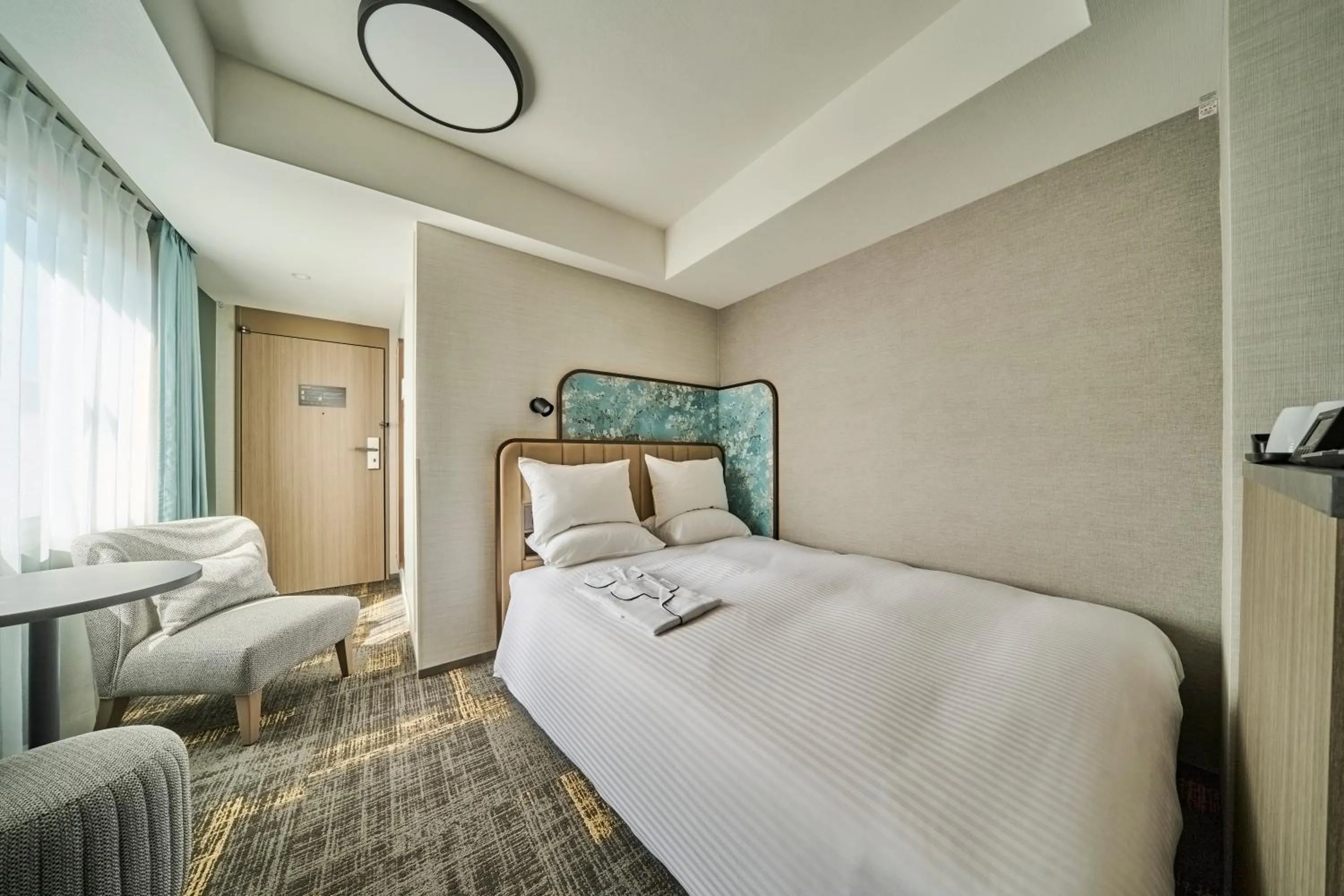 Bed in Hotel Flora Funabashi