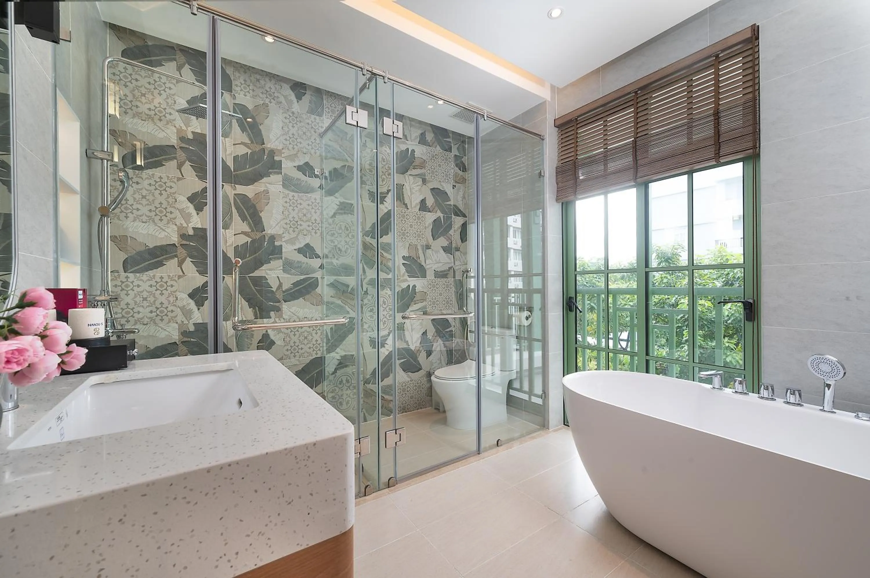 Bathroom in Elyday Apartment Hillside Phu Quoc - Sea & Firework view