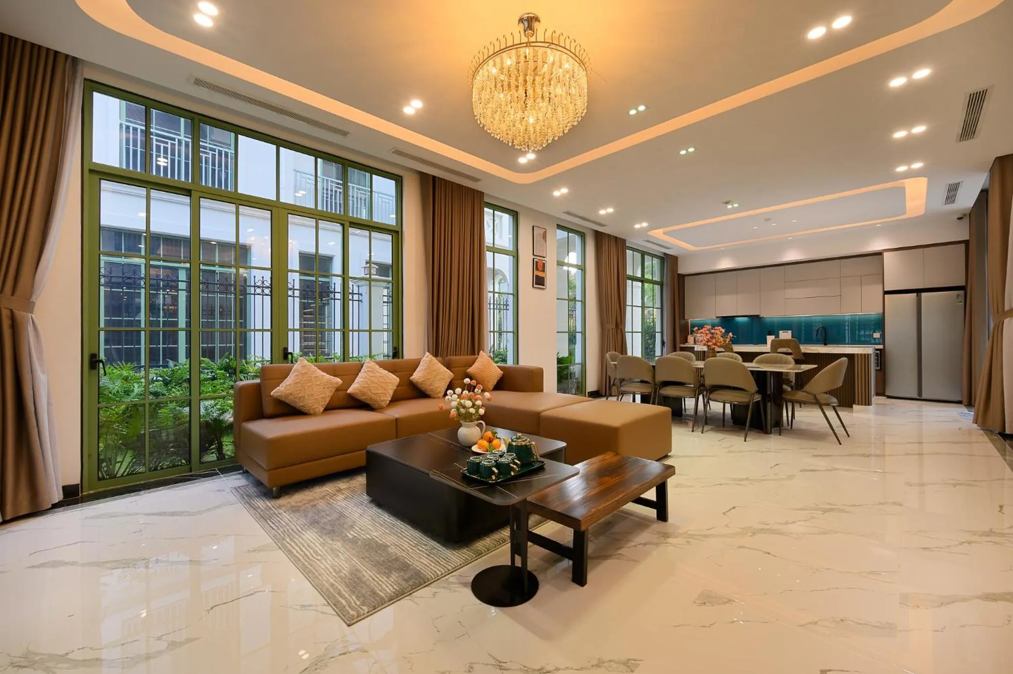 Living room in Elyday Apartment Hillside Phu Quoc - Sea & Firework view