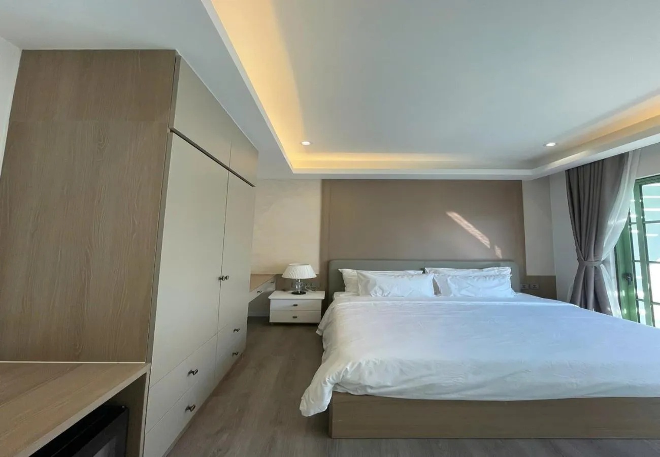 Bed in Elyday Apartment Hillside Phu Quoc - Sea & Firework view