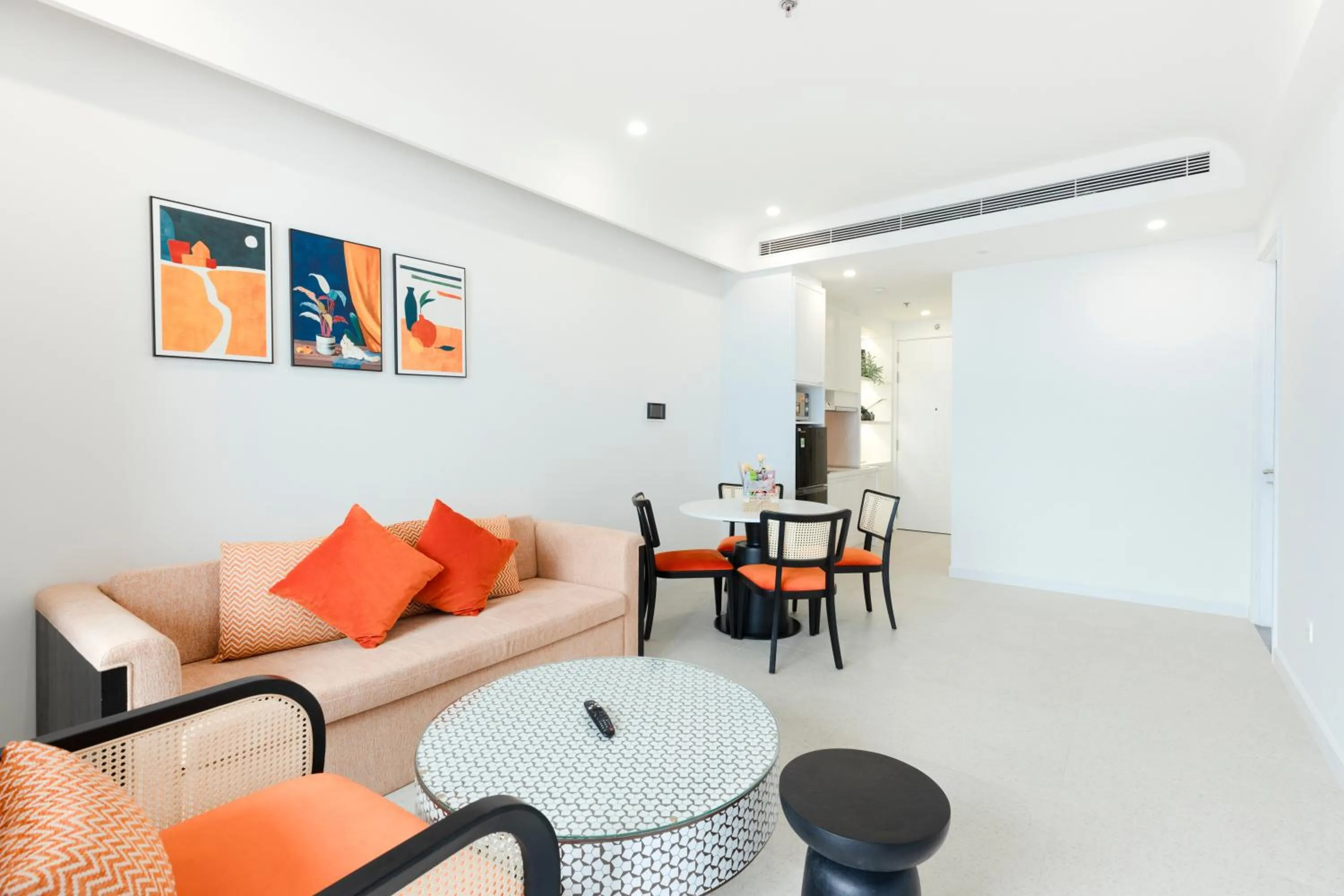 Living room in Elyday Apartment Hillside Phu Quoc - Sea & Firework view