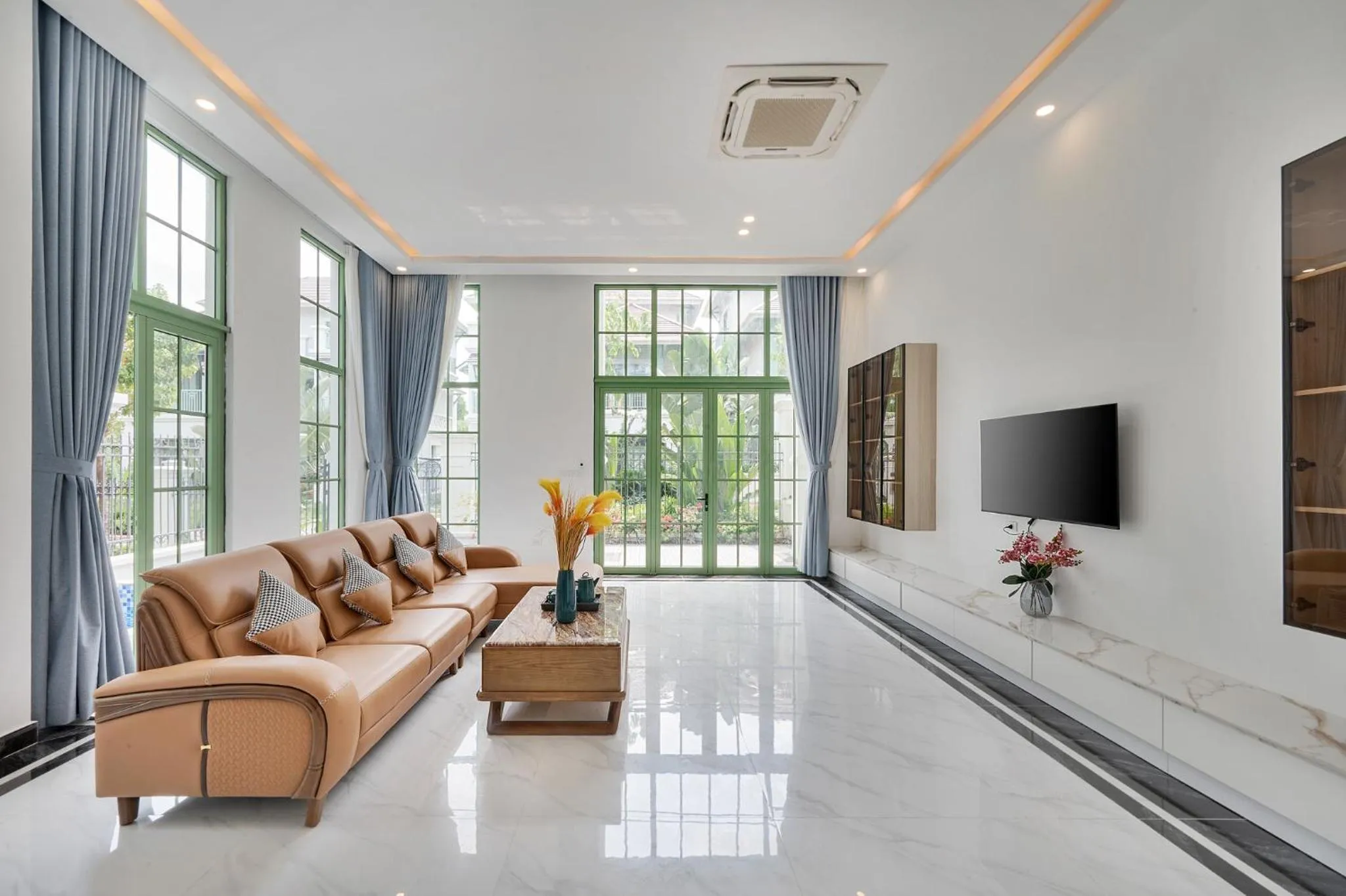 Living room in Elyday Apartment Hillside Phu Quoc - Sea & Firework view