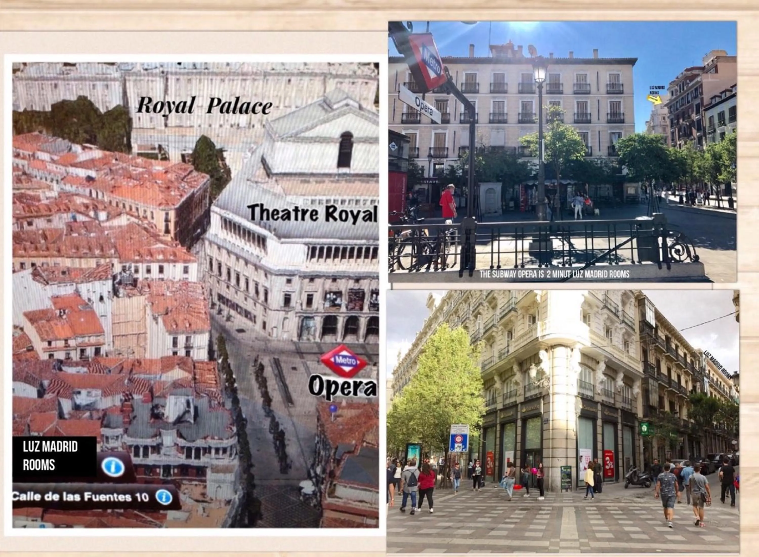 City view in Luz Madrid Rooms