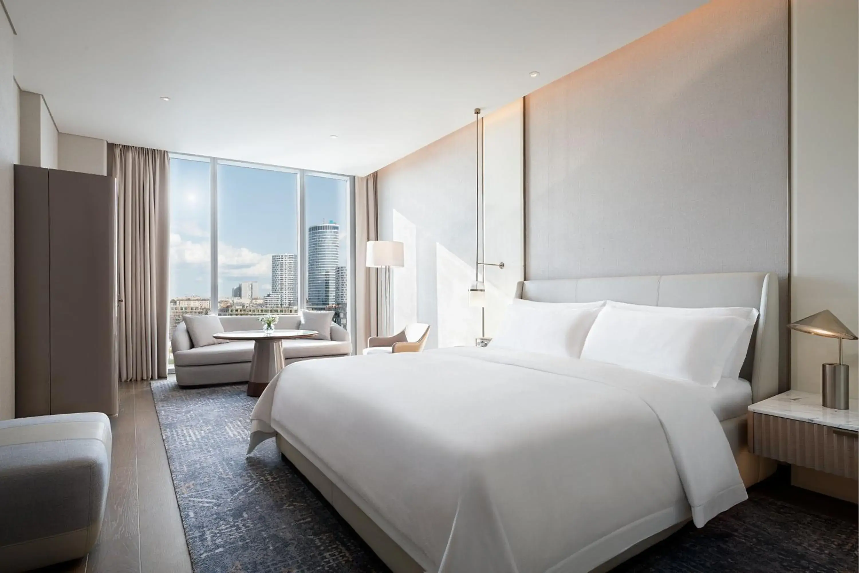 Deluxe King Room with City View in The St. Regis Belgrade Deluxe King Room with City View in The St. Regis Belgrade