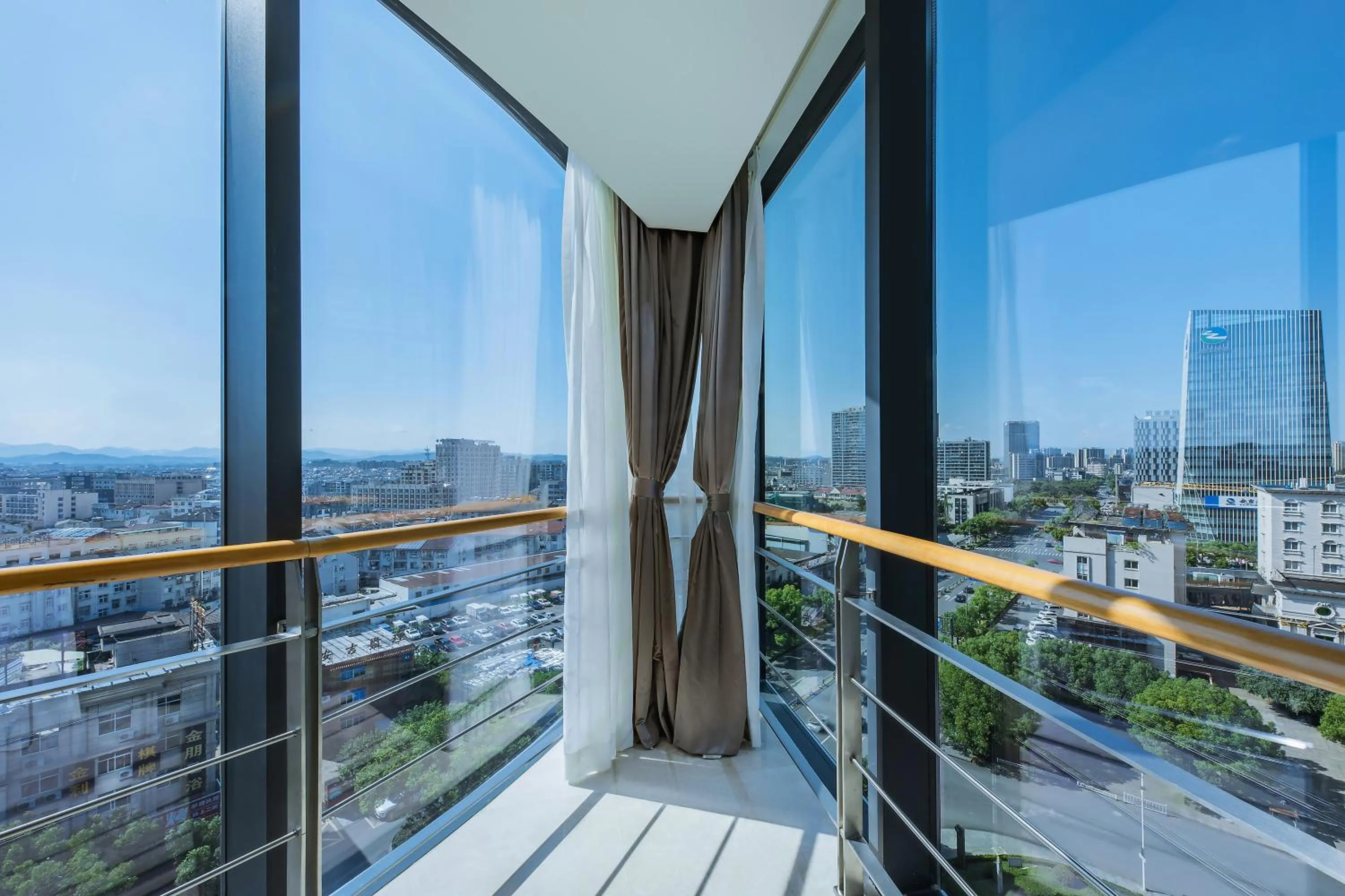 View (from property/room) in Courtyard by Marriott Anji-Beside Zhebei Mall and Jiuzhou Mall,Live in downtown