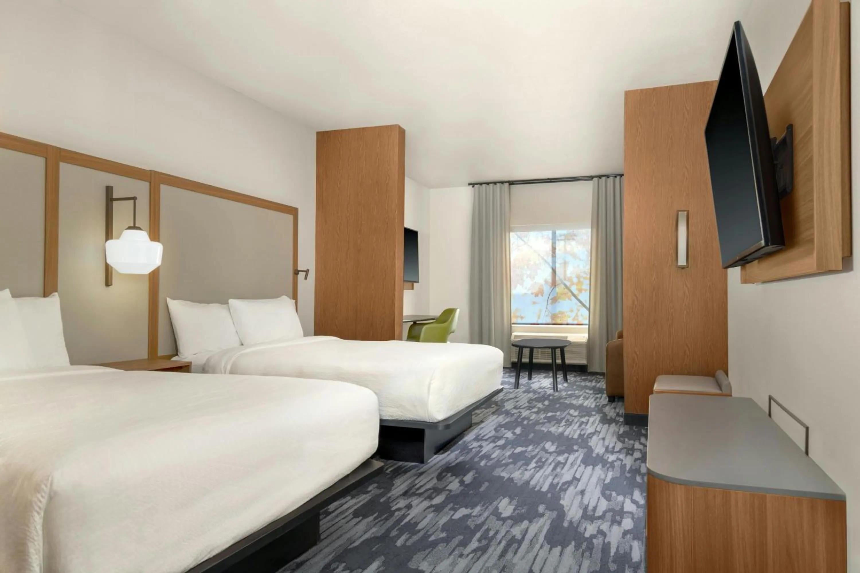 Photo of the whole room, Bed in Fairfield by Marriott Inn & Suites Kansas City at The Legends