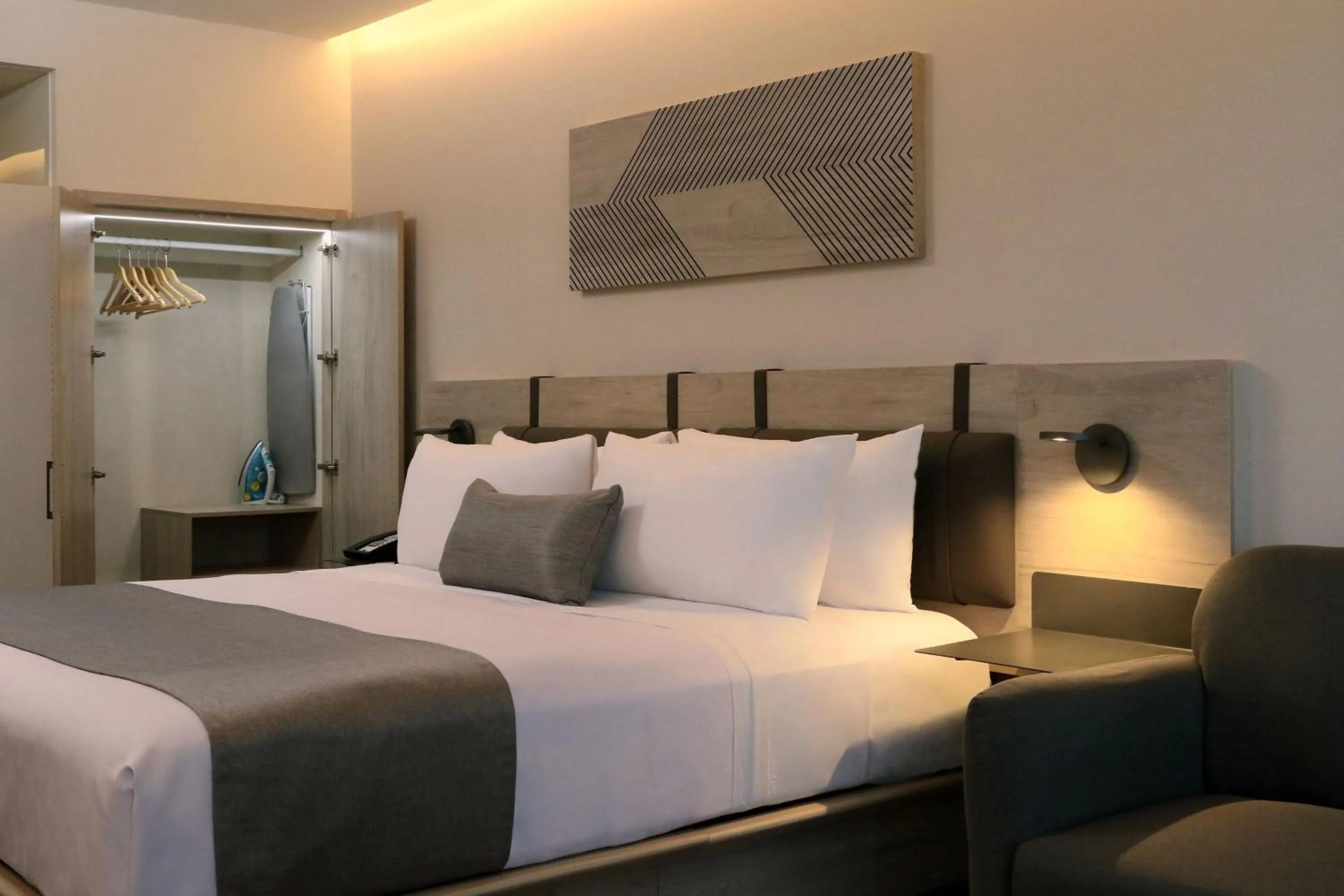Bedroom, Bed in City Express Plus by Marriott Monterrey Centro