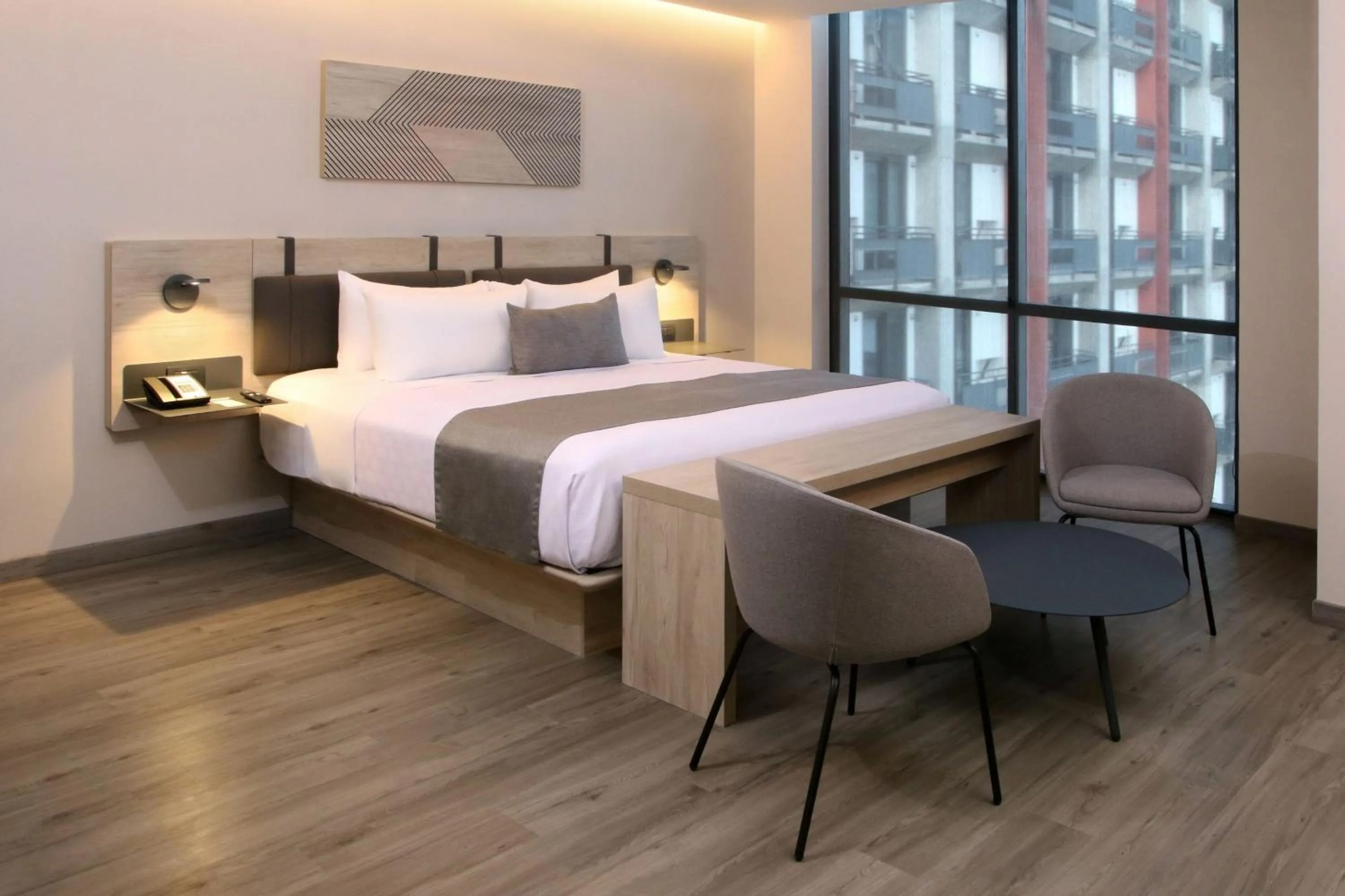 Bedroom, Bed in City Express Plus by Marriott Monterrey Centro
