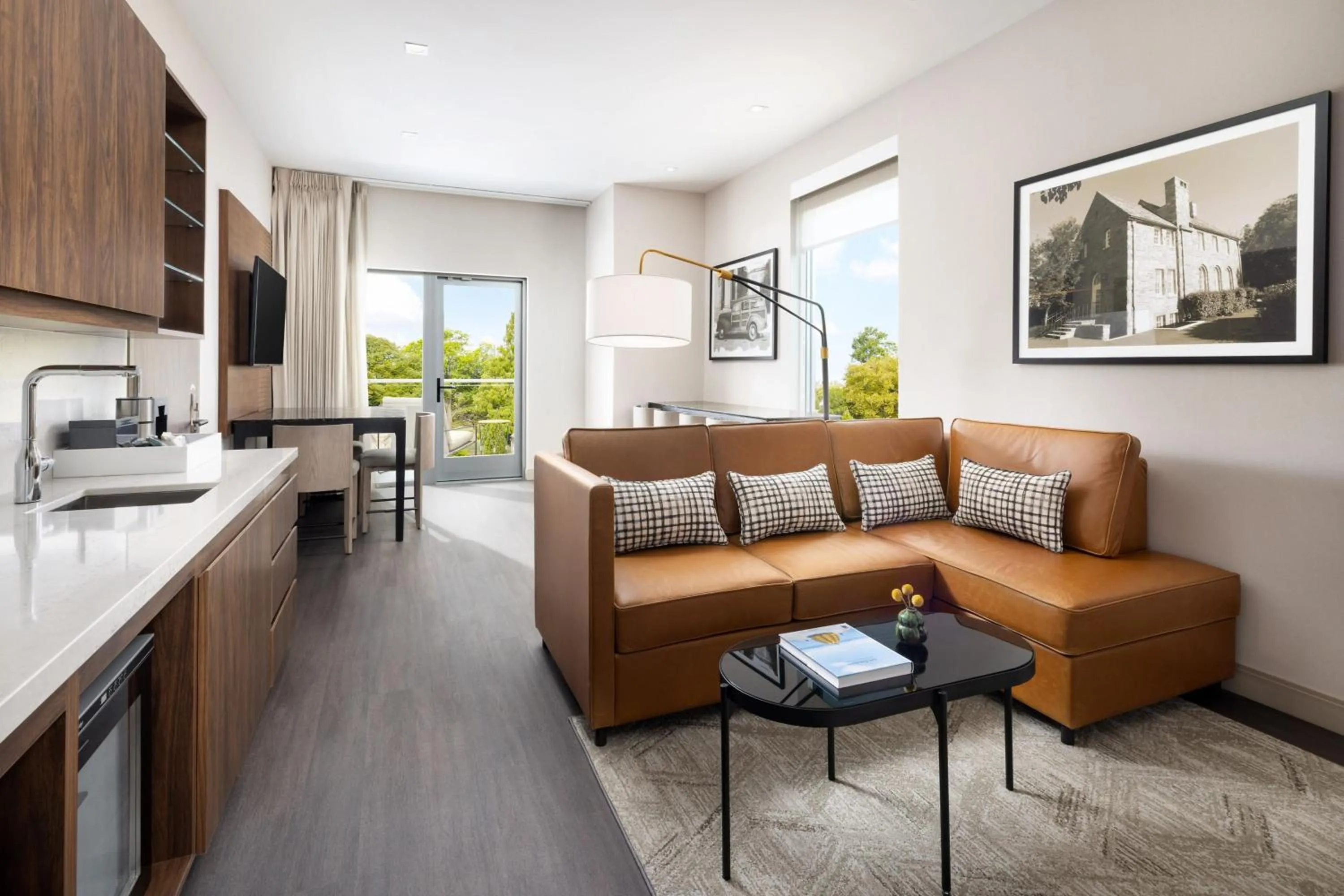 Living room in AC Hotel by Marriott Newtown Square