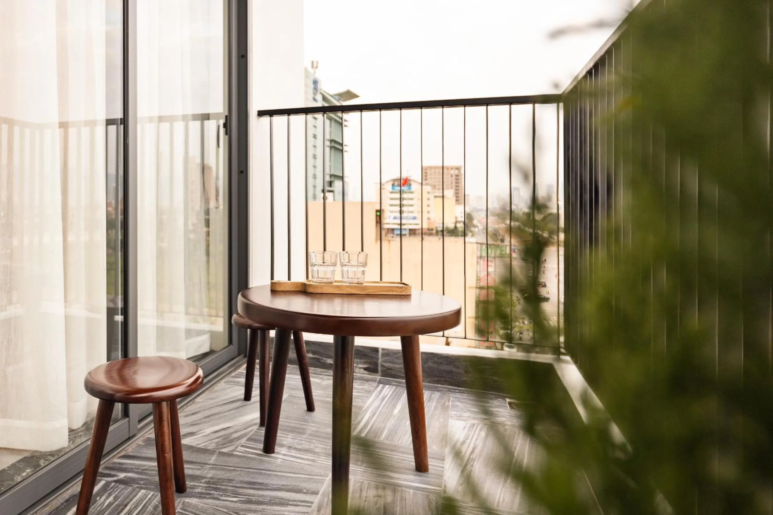 Balcony/Terrace in Hoàng Thịnh Hotel & Apartment Danang