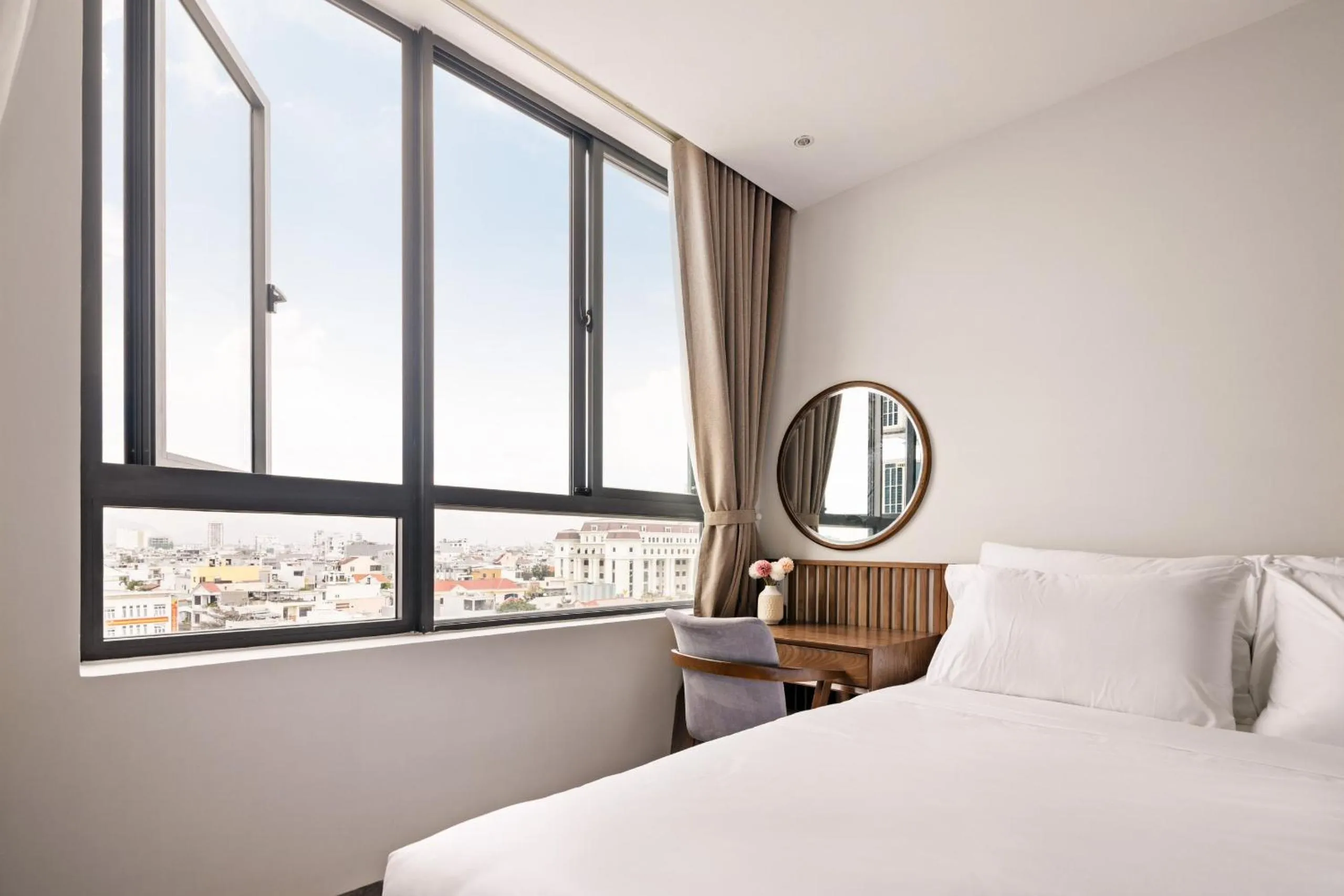 Bed in Hoàng Thịnh Hotel & Apartment Danang