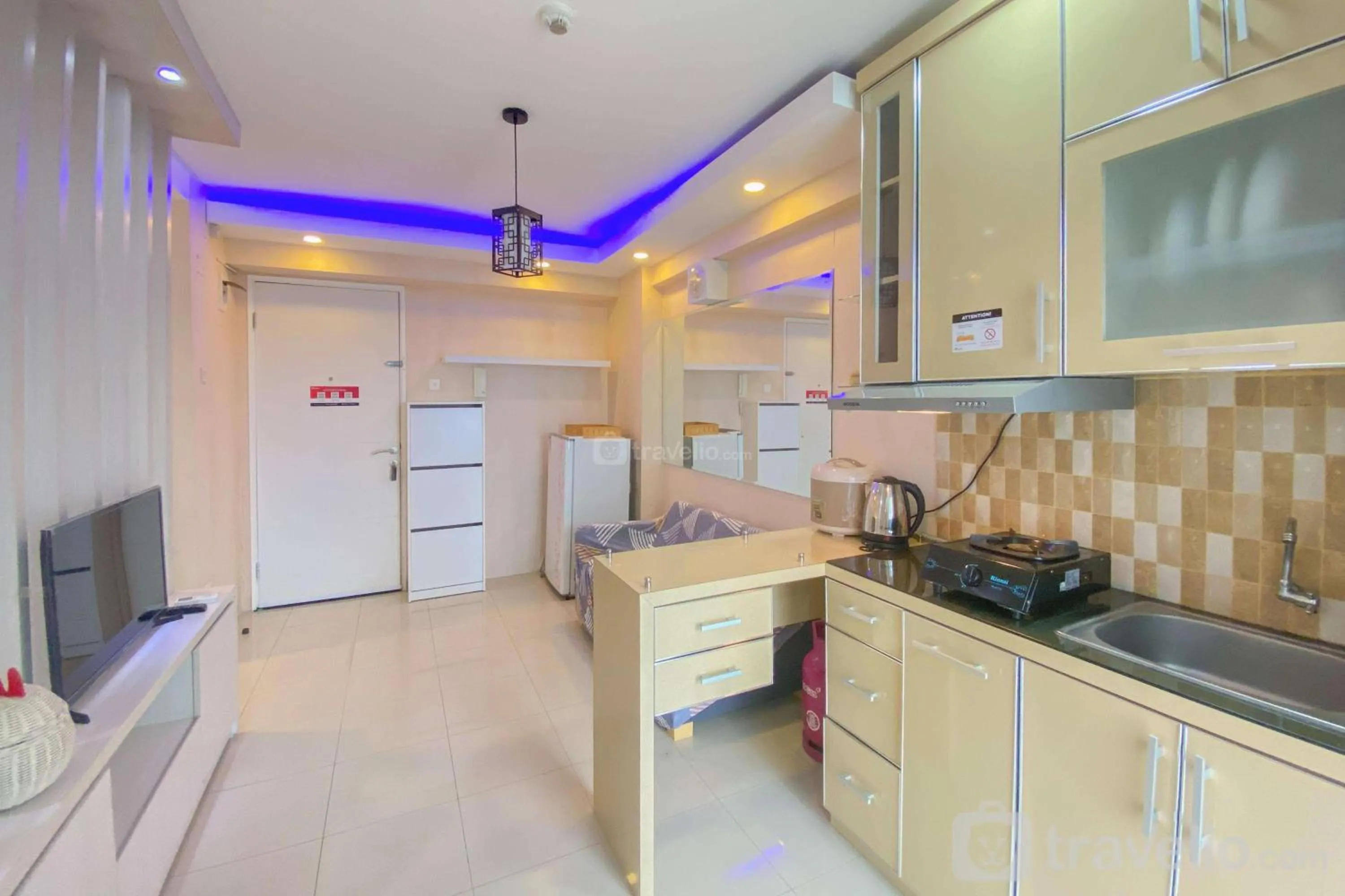 Bed in Best Deal and Spacious Studio at Bassura City Apartment By Travelio