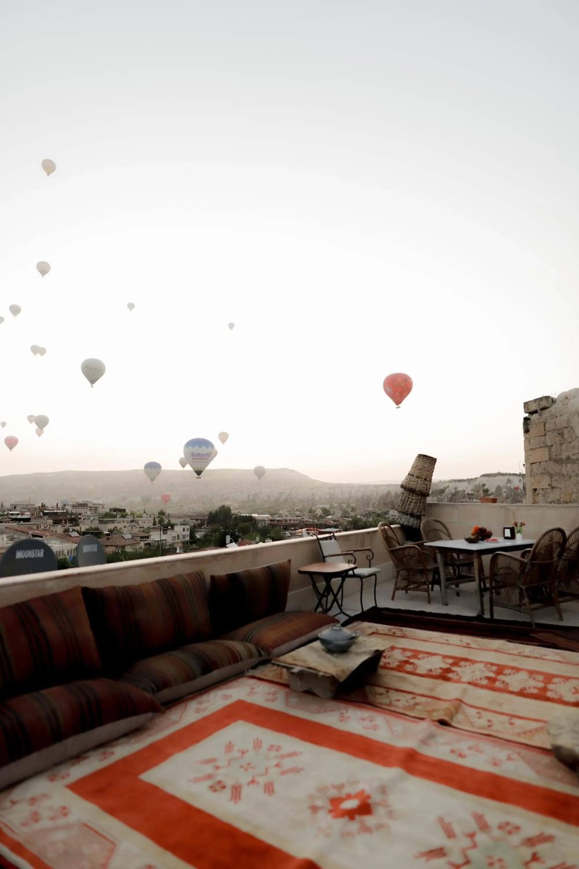Balcony/Terrace in Güven Cave Hotel