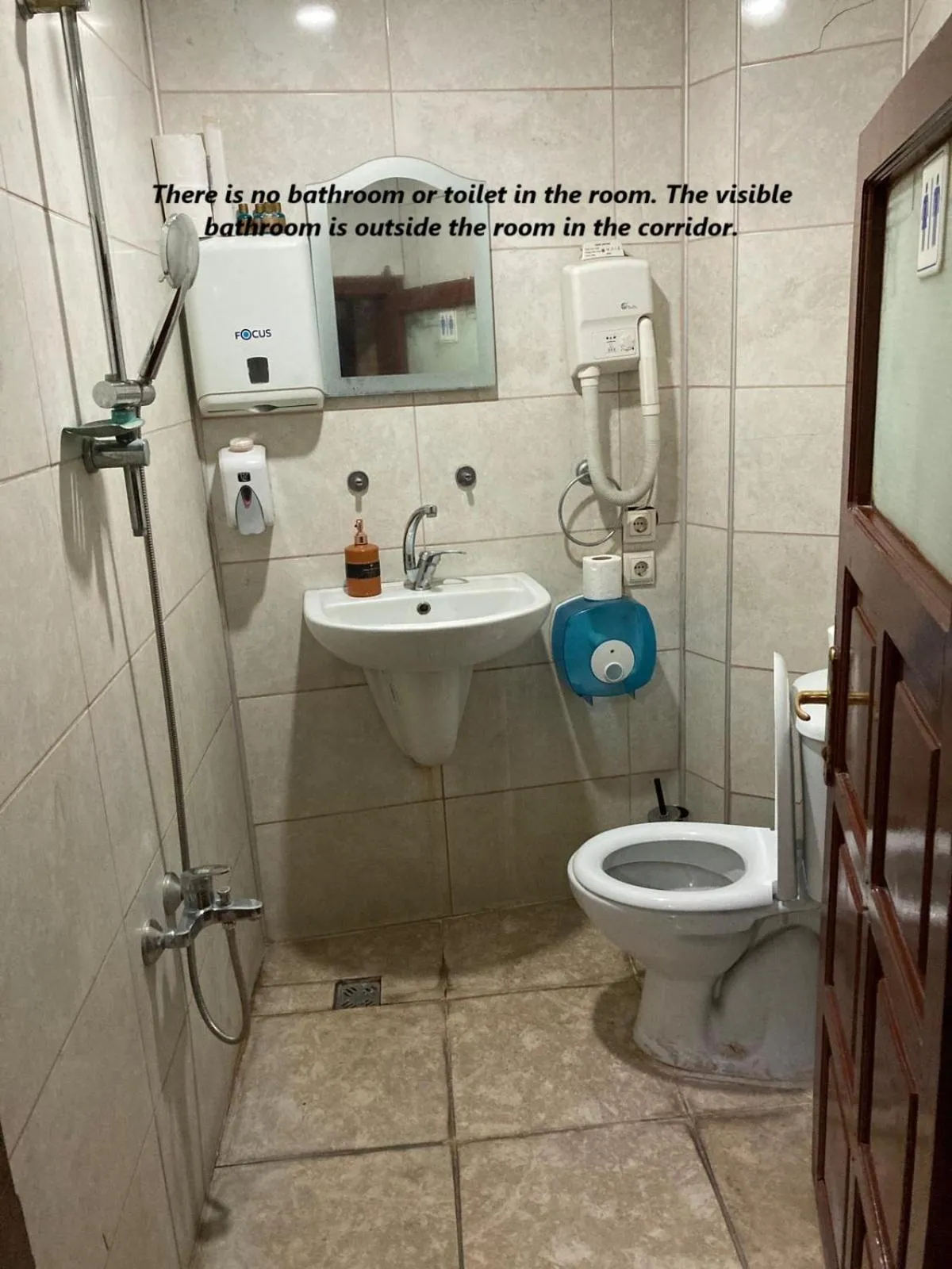 Shower in Güven Cave Hotel