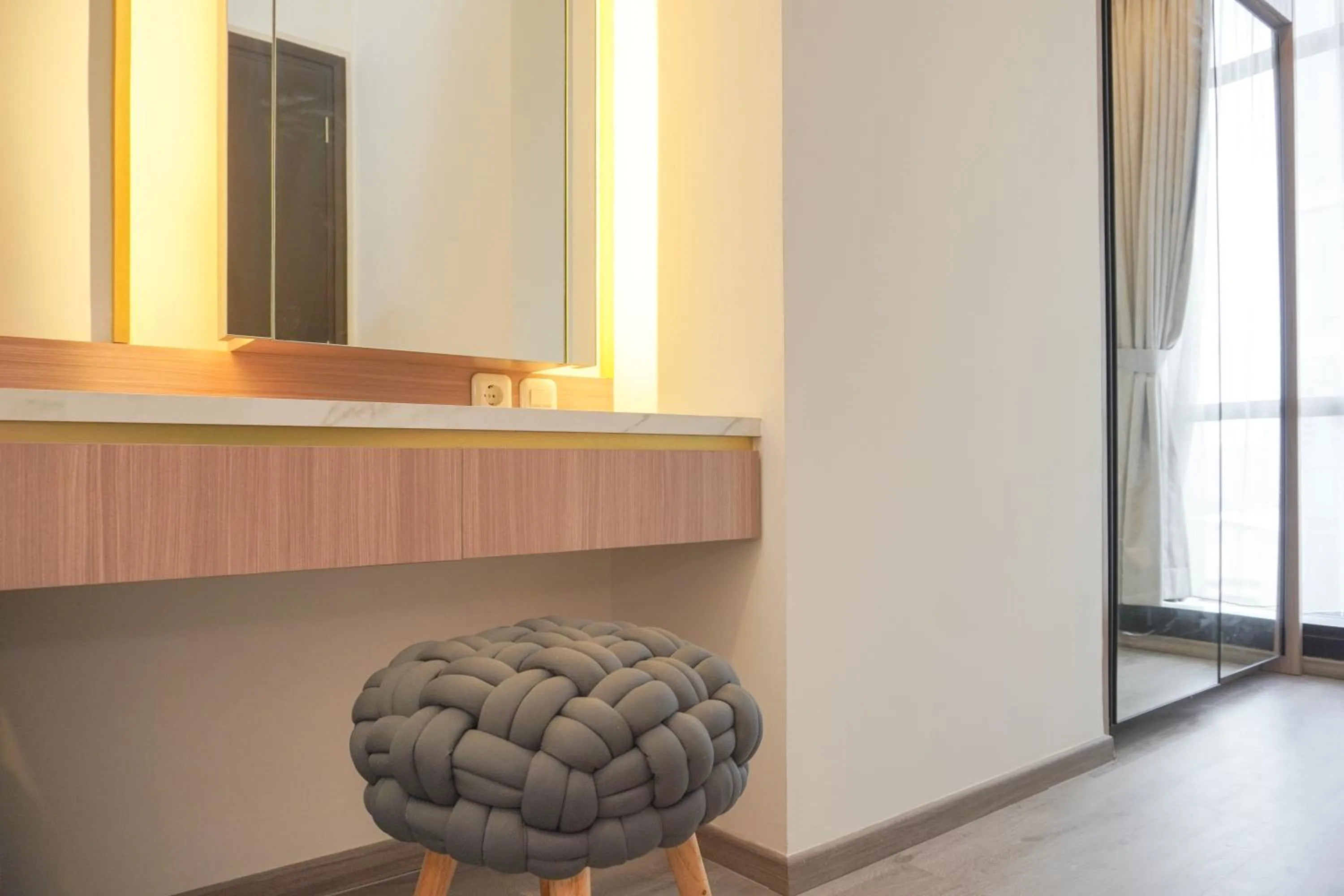 Bedroom in Comfort and Elegant 2BR Sudirman Suites Apartment By Travelio