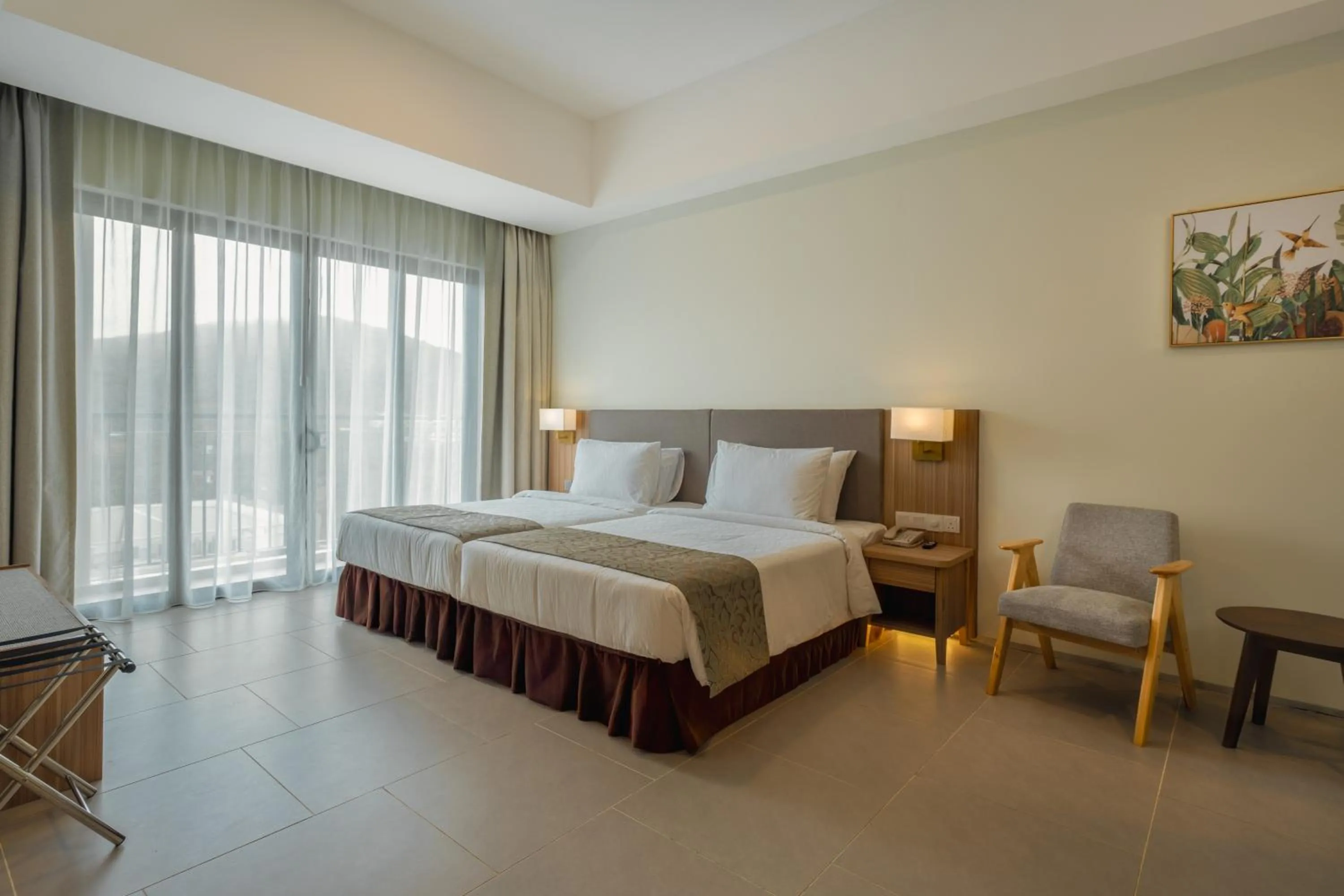 Bed in Zenith Suites Cameron