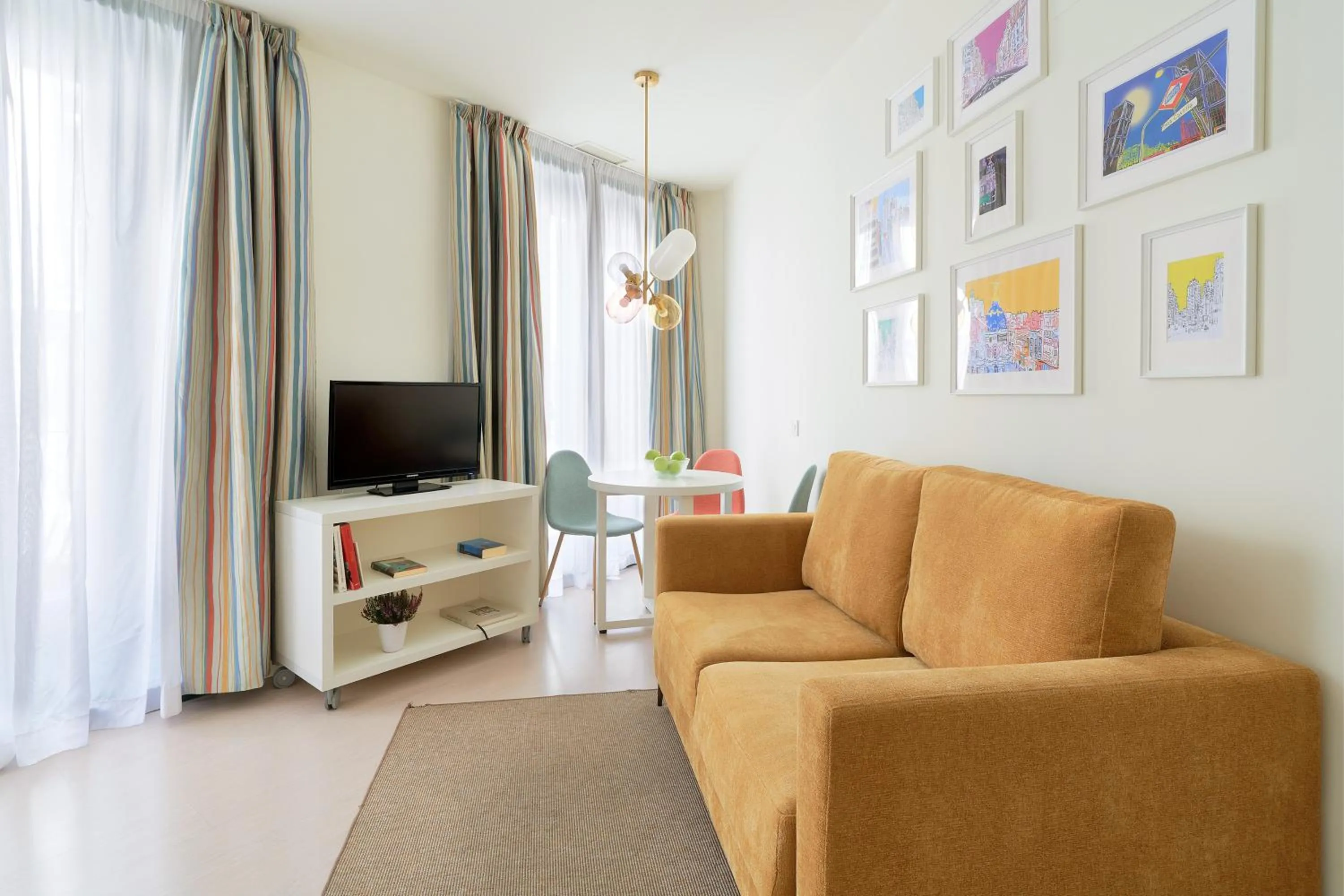 Seating area in Blume Cruz Suites