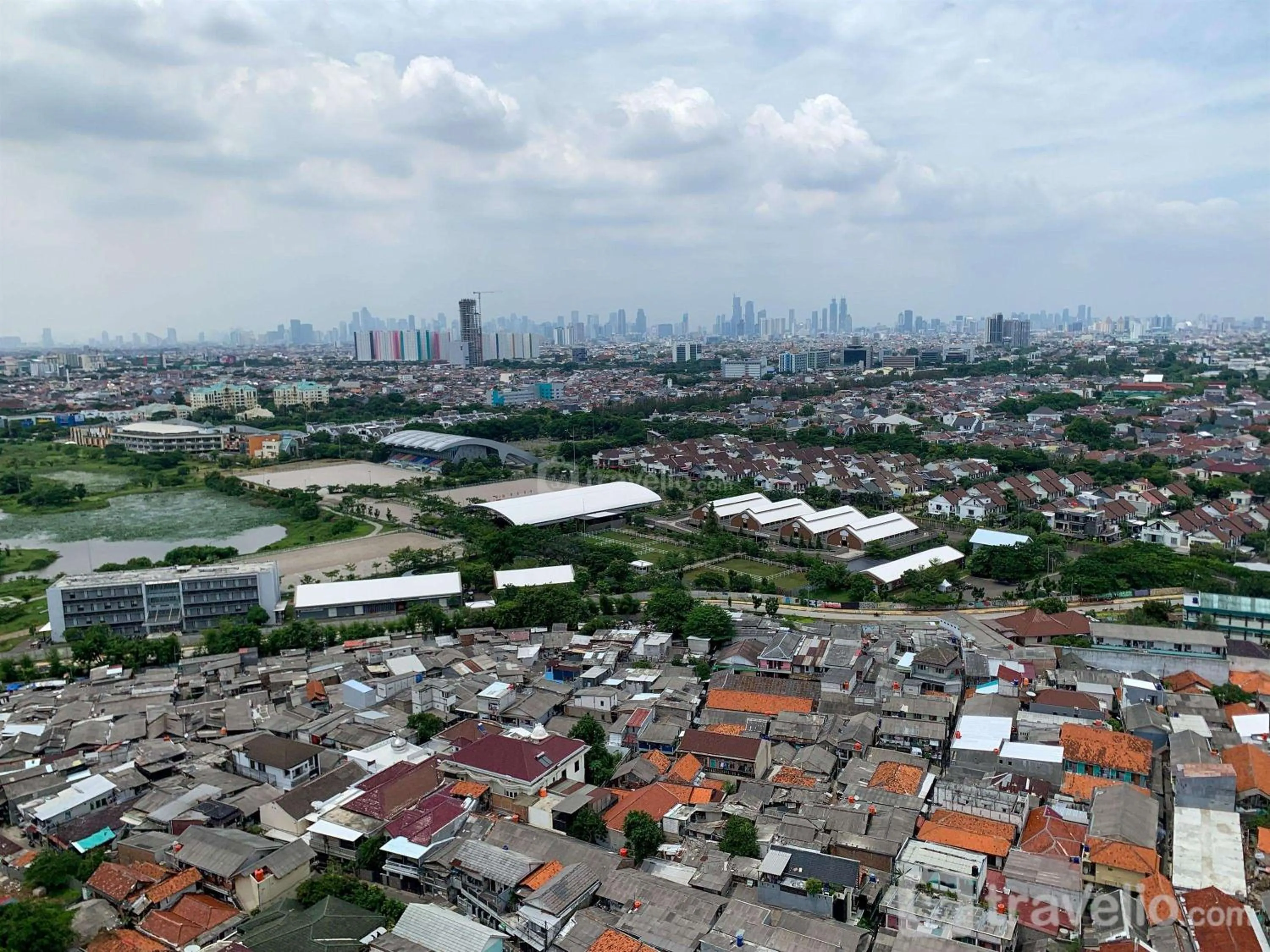 City view in Modern Look and Comfy Studio Tifolia Apartment By Travelio