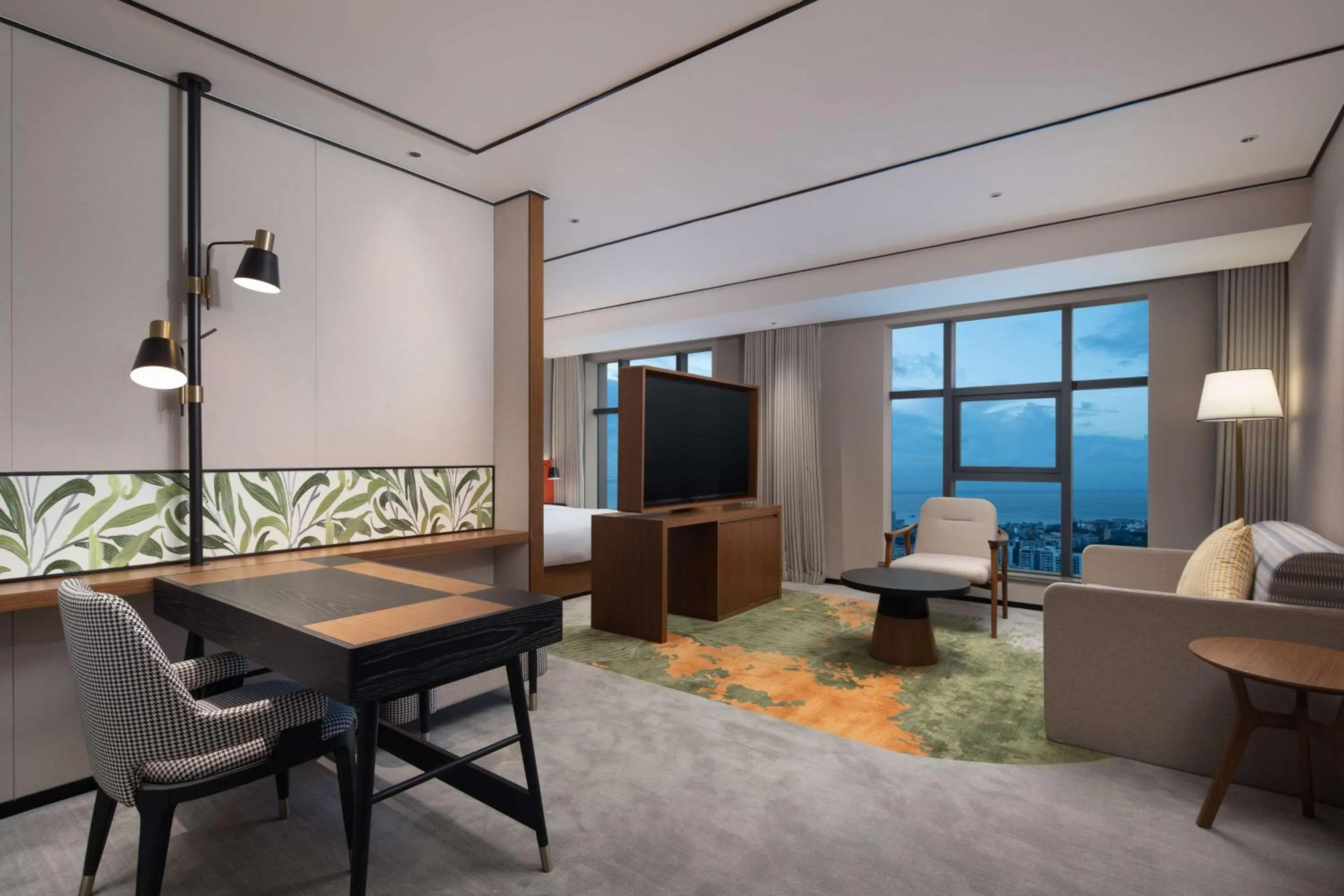 Bedroom in Hilton Garden Inn Beihai Jiafu